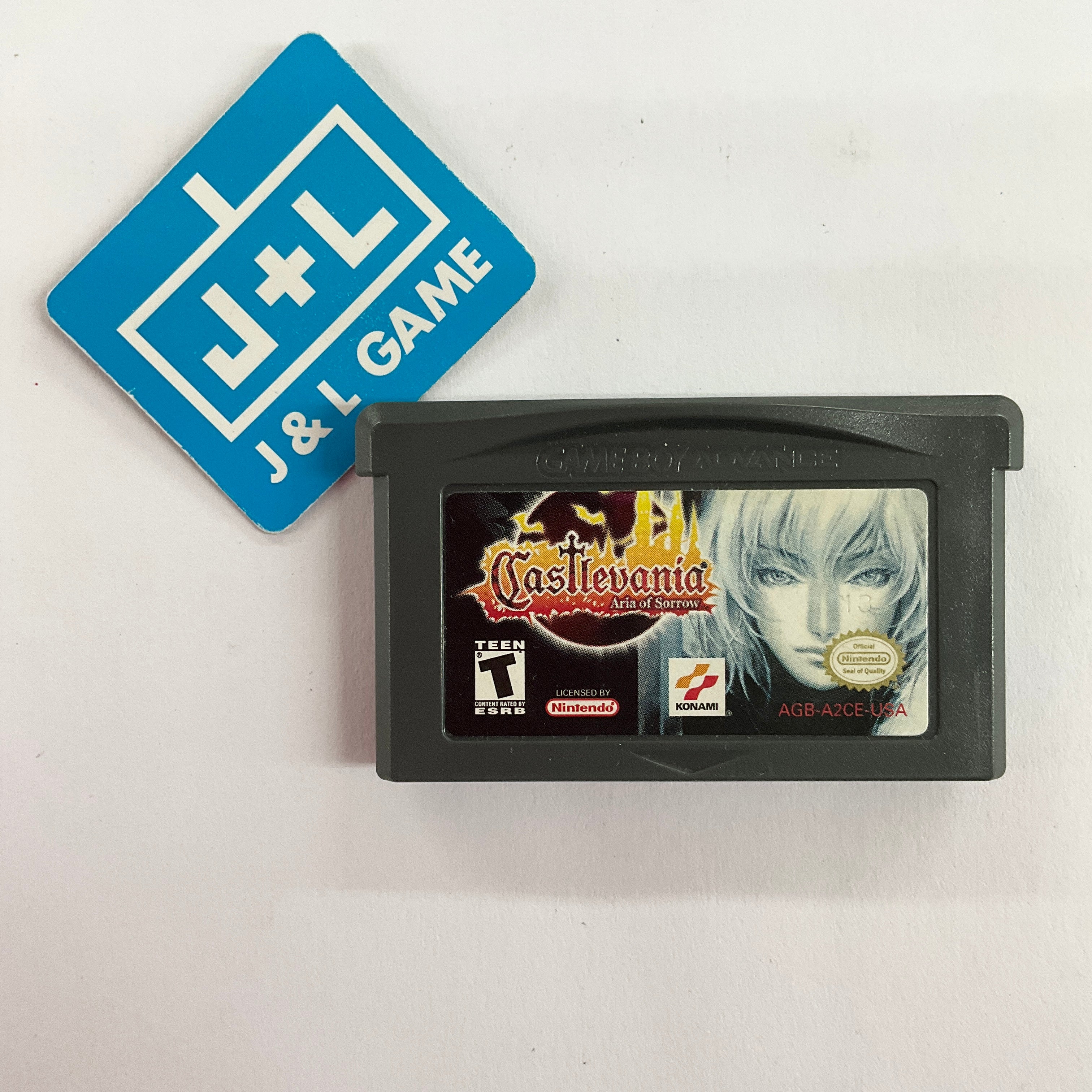 Castlevania: Aria of Sorrow - (GBA) Game Boy Advance [Pre-Owned] Video Games Konami   