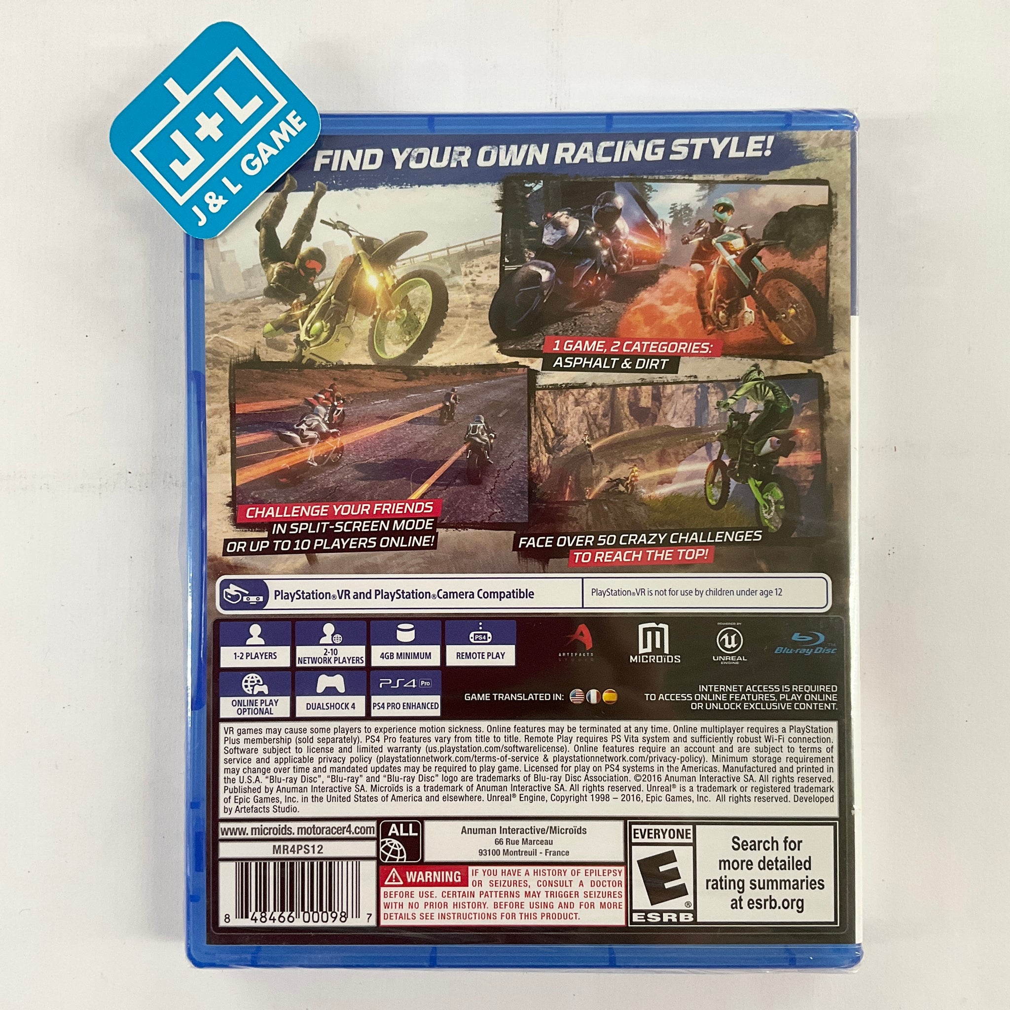 moto 4 playstation 4