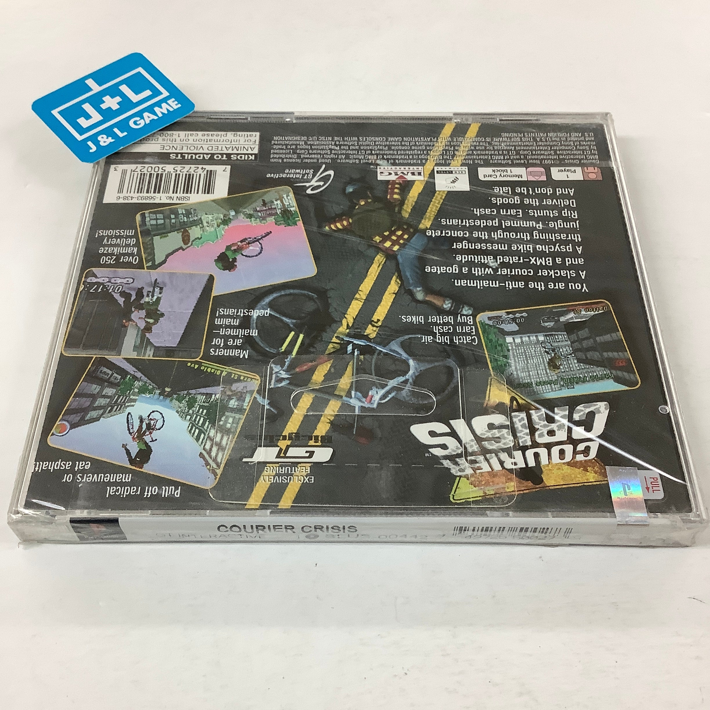 Courier Crisis - (PS1) PlayStation 1 Video Games GT Interactive   