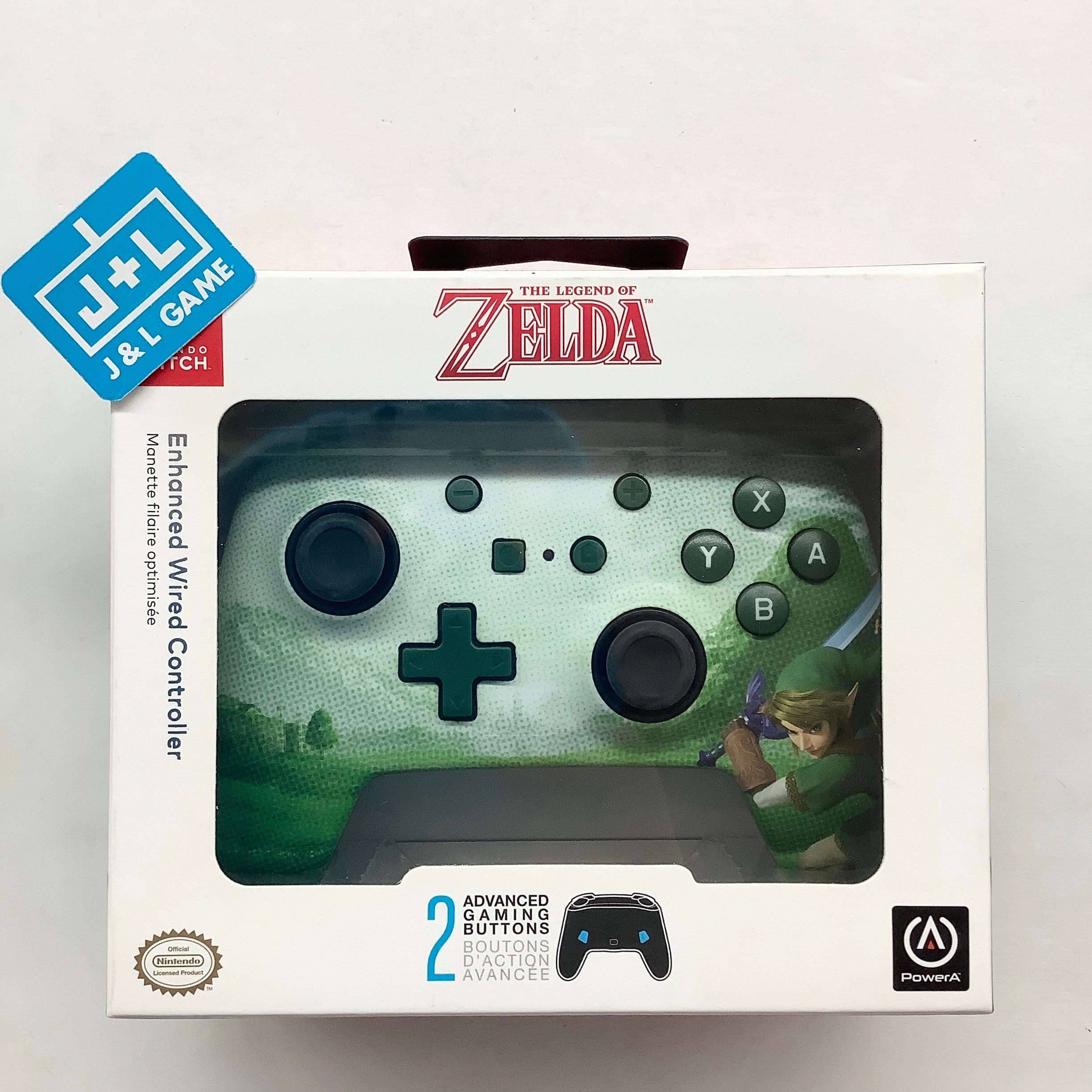PowerA Enhanced Wired Controller (Link Hyrule) - (NSW) Nintendo Switch Accessories PowerA   