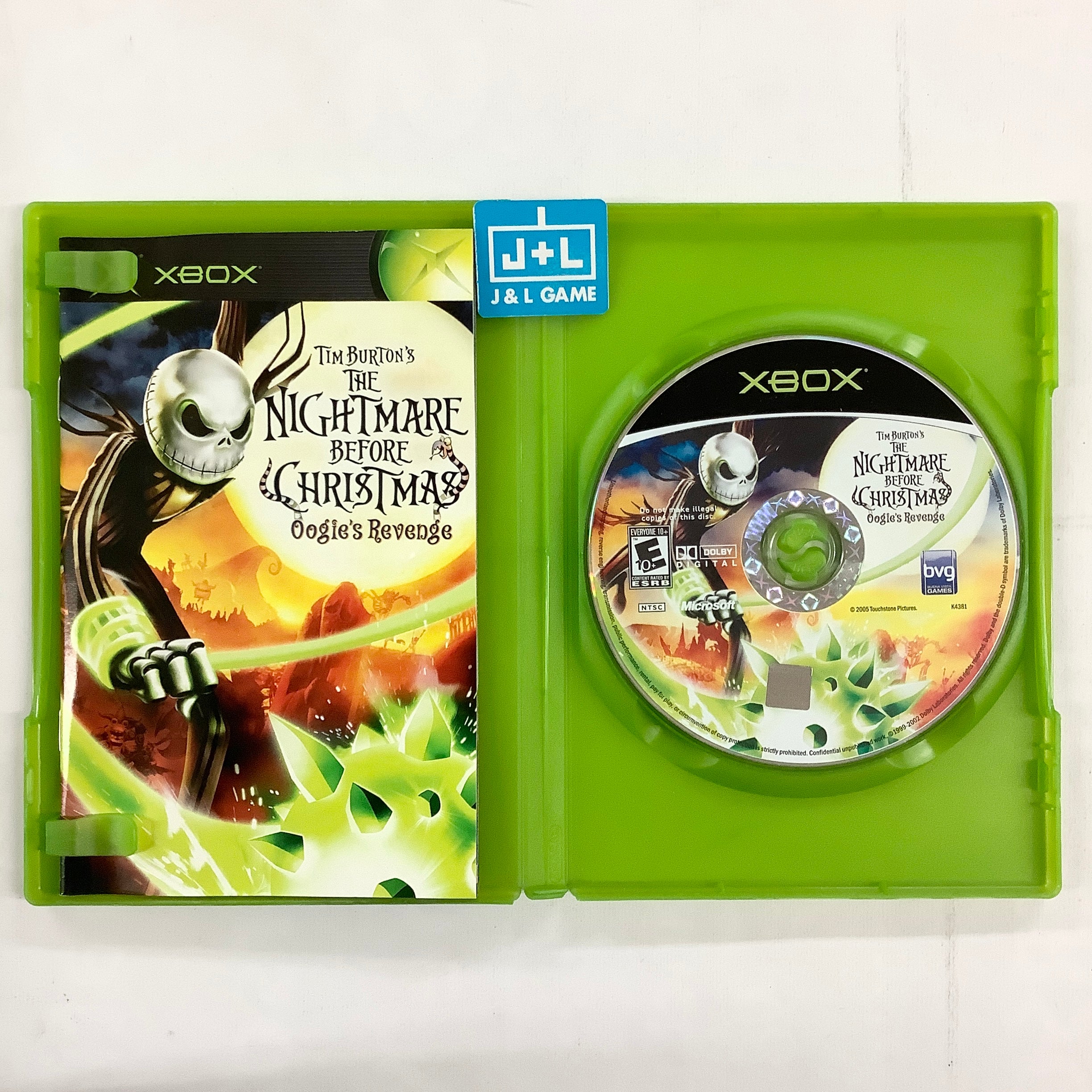 Tim Burton's The Nightmare Before Christmas: Oogie's Revenge - (XB) Xbox [Pre-Owned] Video Games Buena Vista Games   