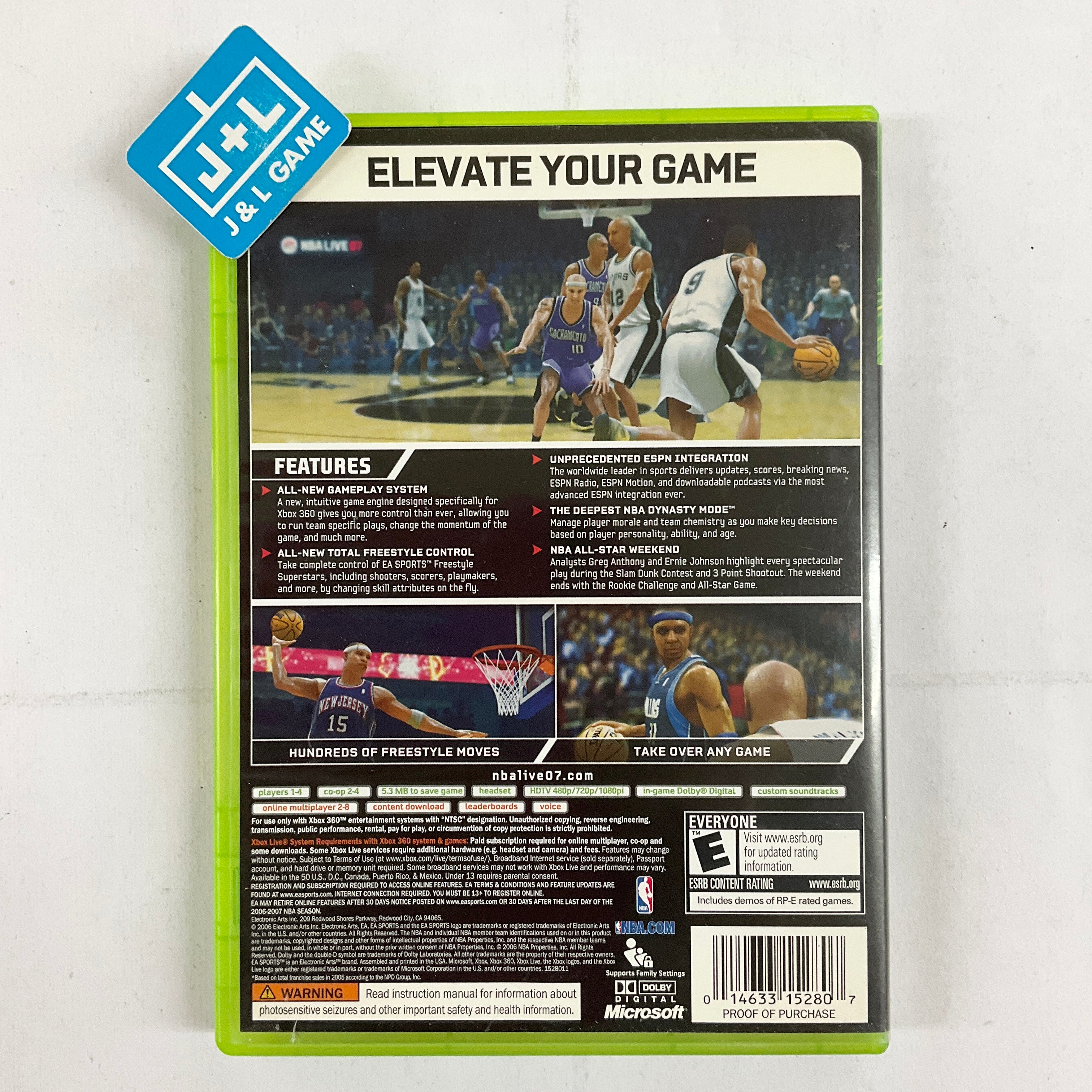 NBA Live 07 - Xbox 360 [Pre-Owned] Video Games EA Sports   