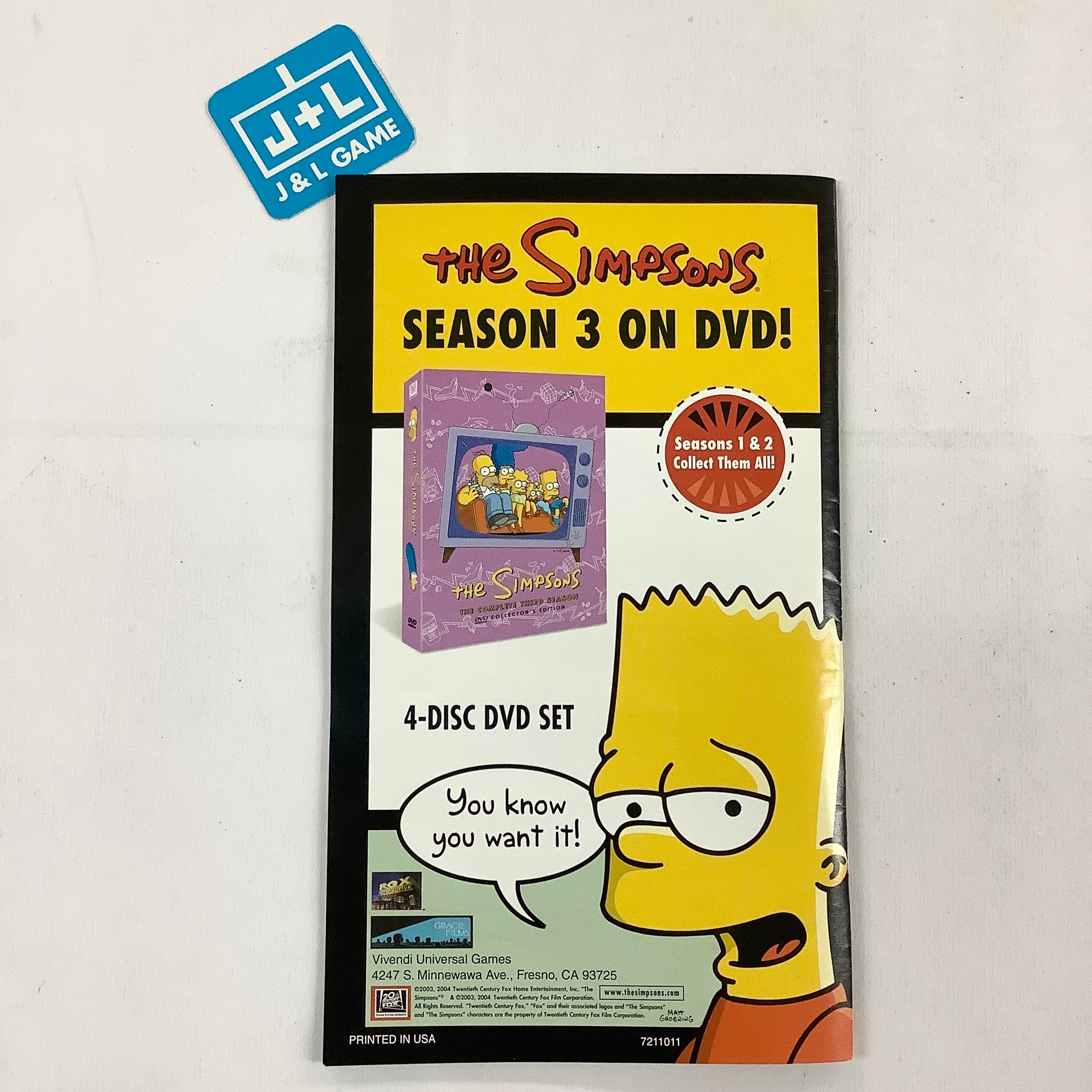 The Simpsons Hit & Run (Player's Choice) - (GC) GameCube [Pre-Owned] Video Games Nintendo   