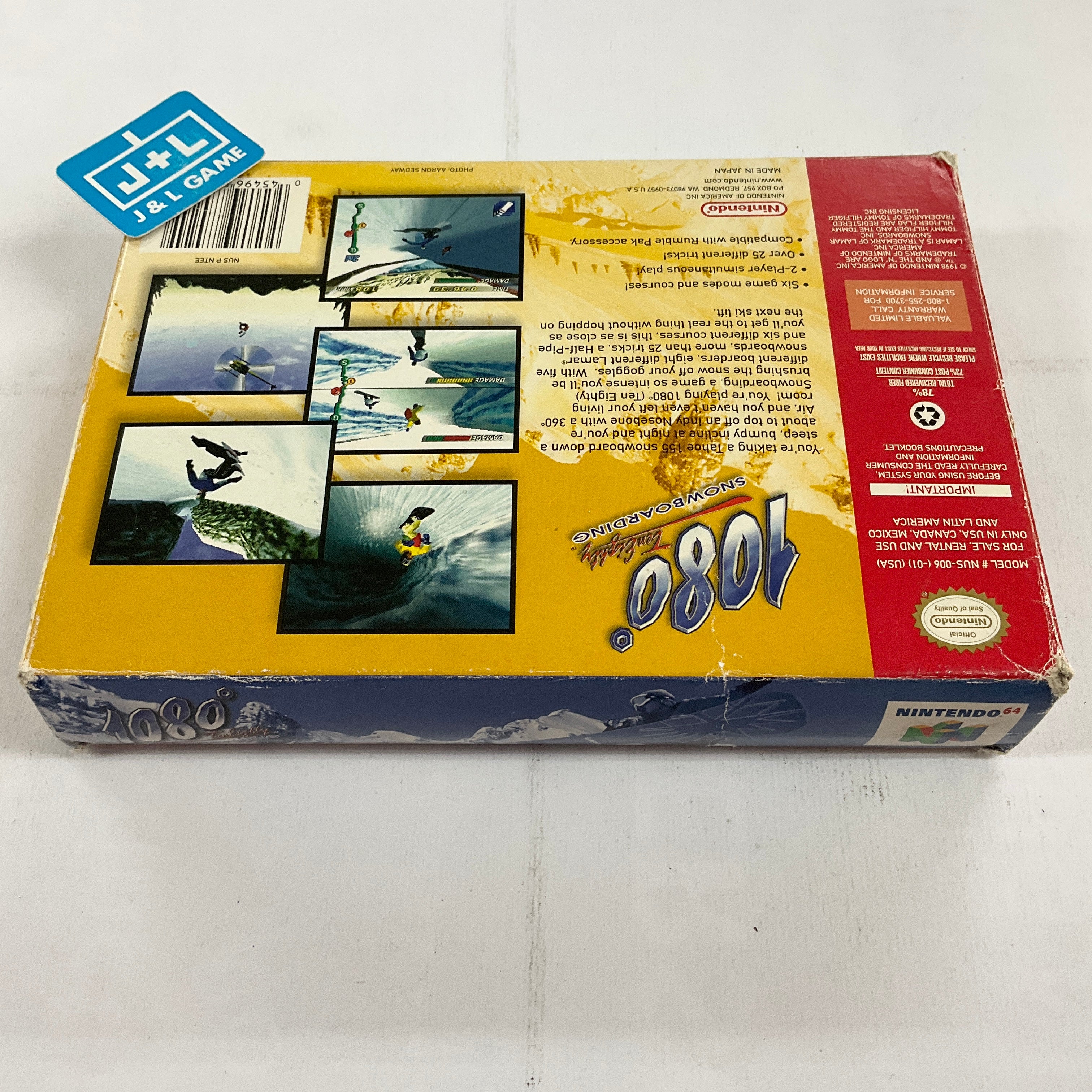 1080: TenEighty Snowboarding - (N64) Nintendo 64 [Pre-Owned] | J&L