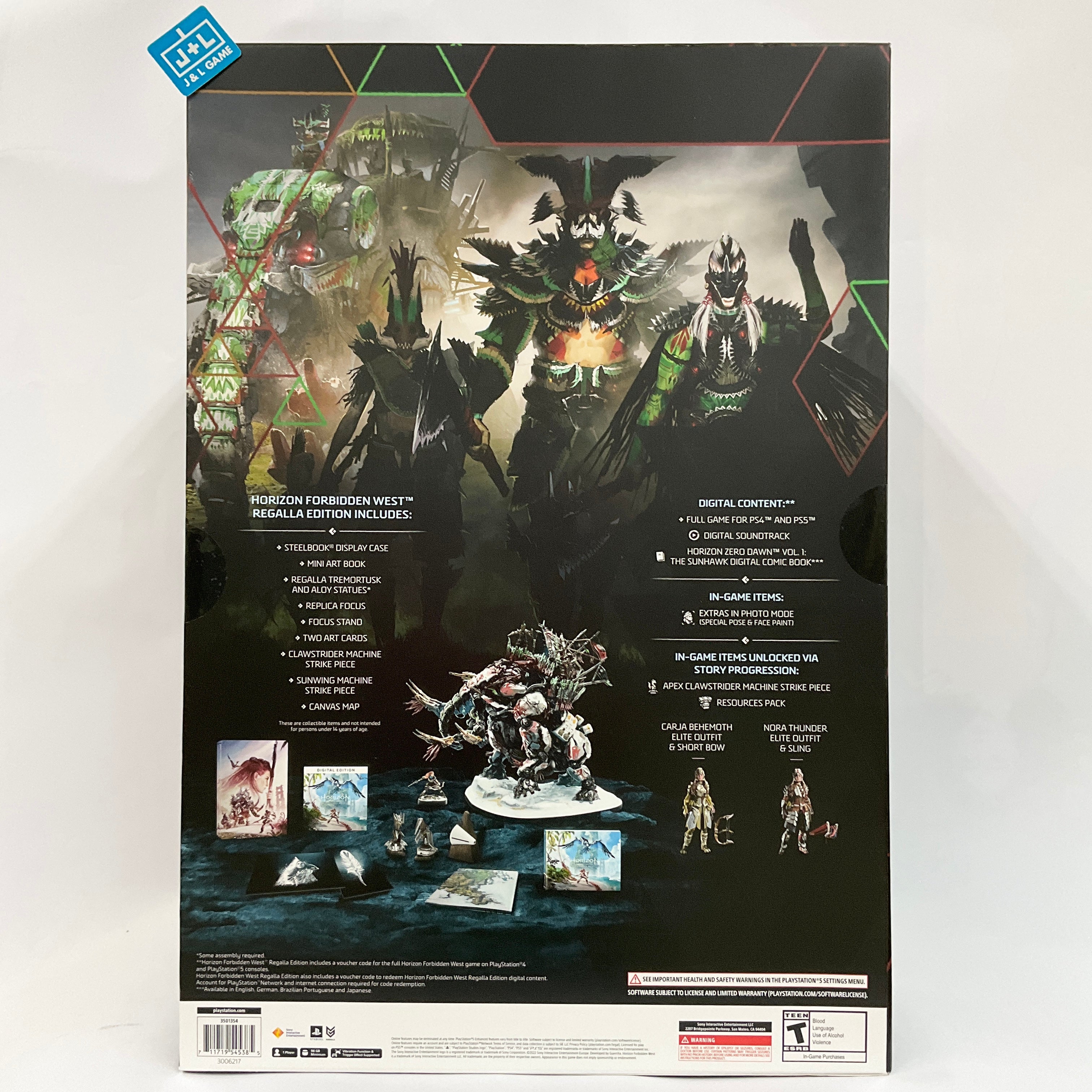 Horizon Forbidden West Regalla Edition - PS4 & PS5 Entitlements - (PS4) PlayStation 4 Video Games PlayStation   