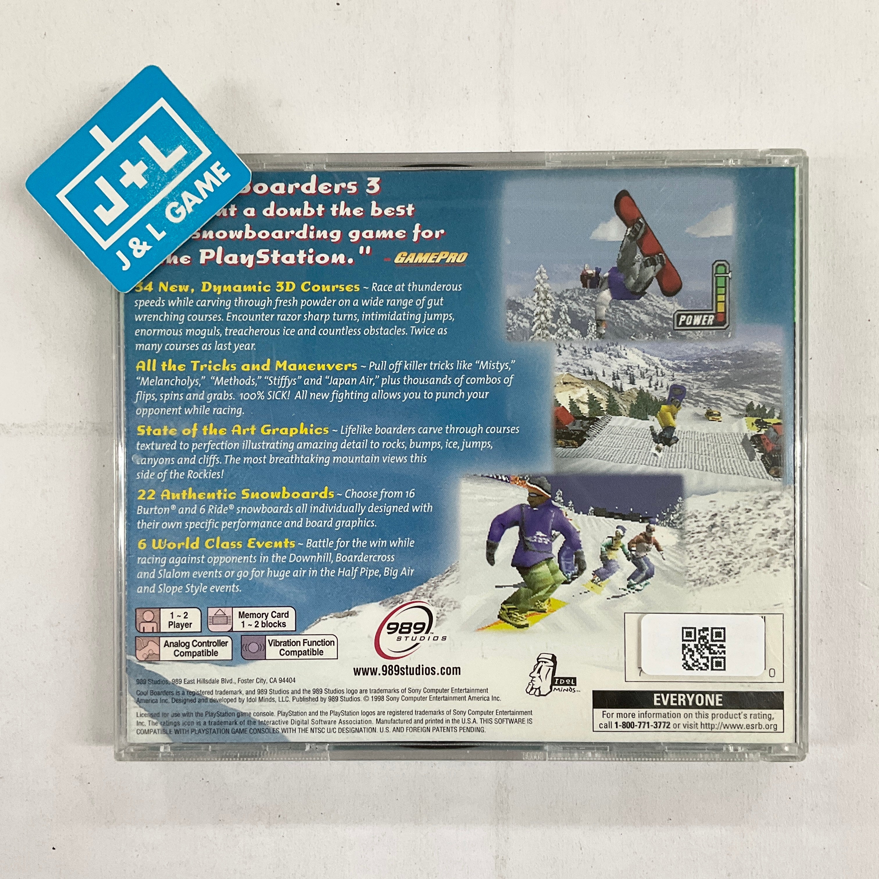 Cool Boarders 3 (Greatest Hits) - (PS1) PlayStation 1 [Pre-Owned