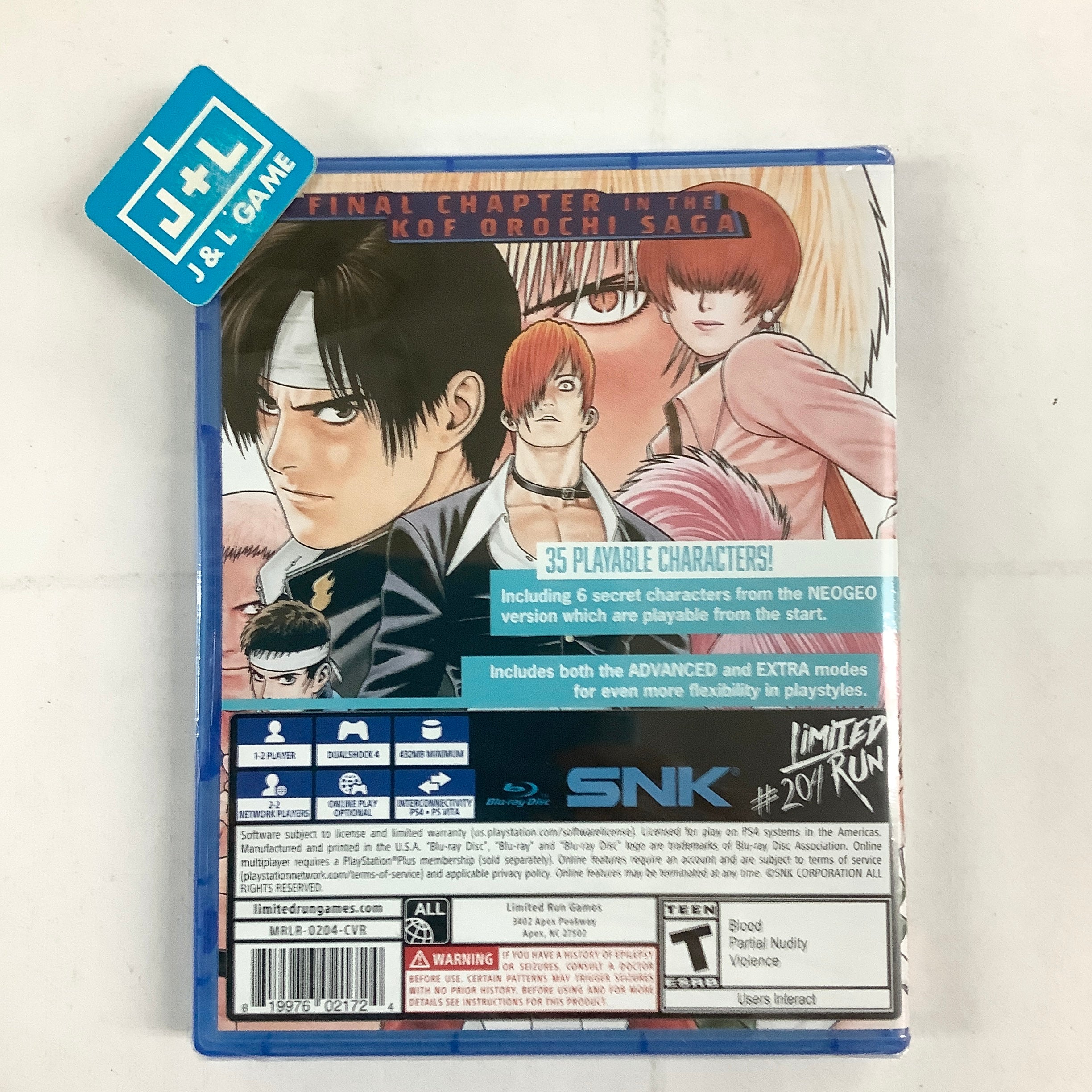 The King of Fighters '97 Global Match (Limited Run #204) - (PS4) PlayStation 4 Video Games Limited Run   