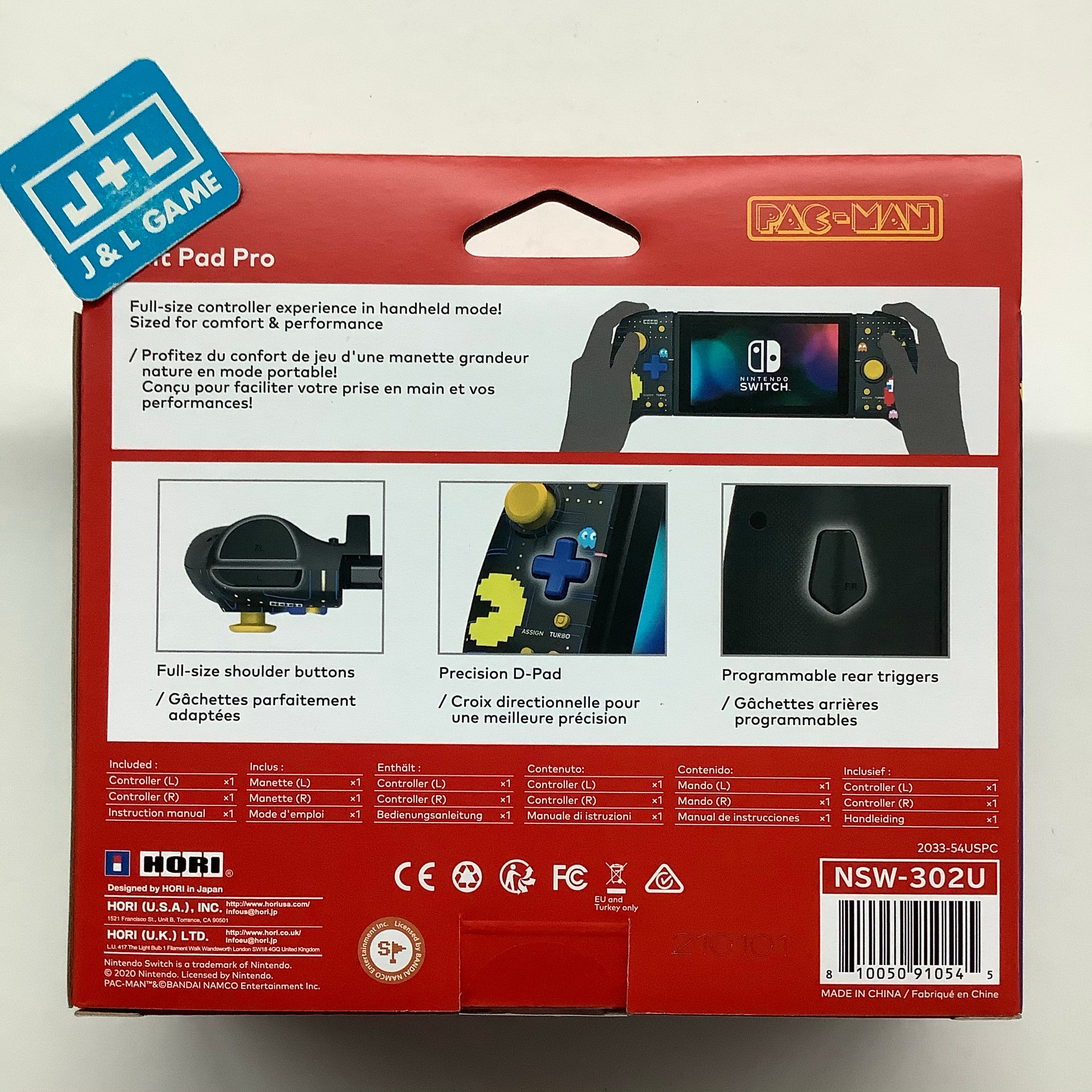 HORI Nintendo Switch Split Pad Pro (Pac-Man) - (NSW