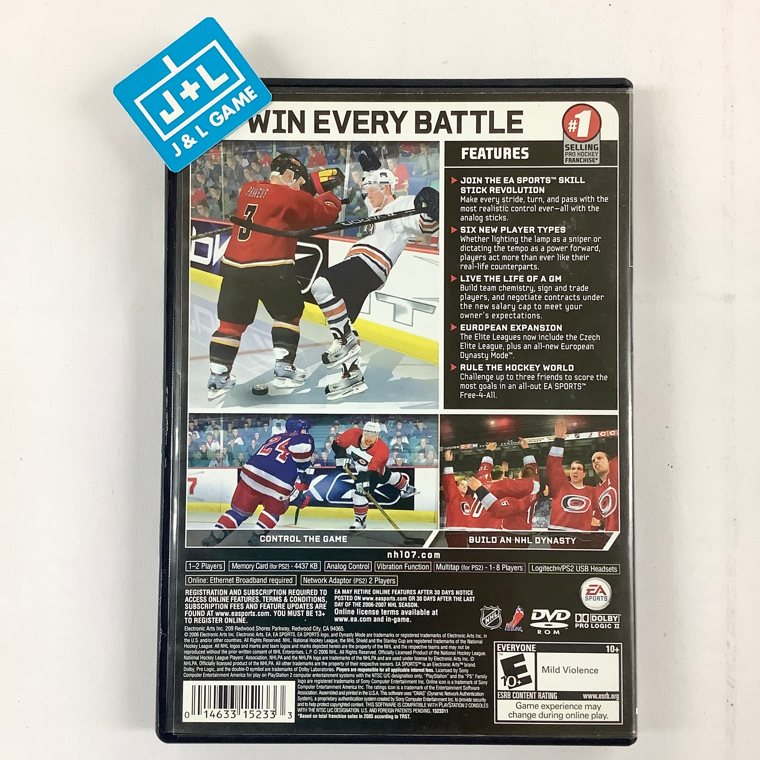 NHL 07 - (PS2) PlayStation 2 [Pre-Owned] Video Games EA Sports   