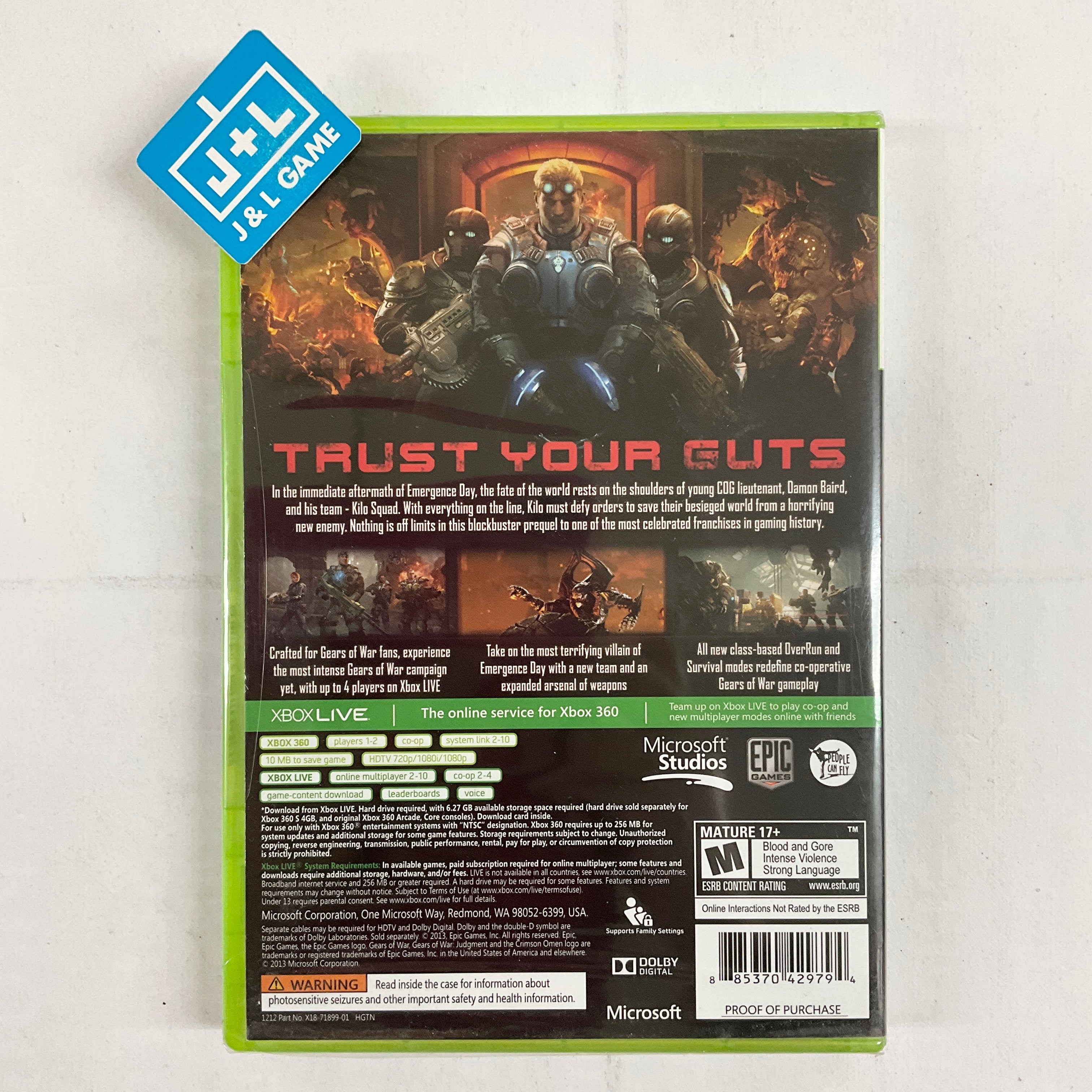 Gears of War: Judgment - Xbox 360 Video Games Microsoft Game Studios   