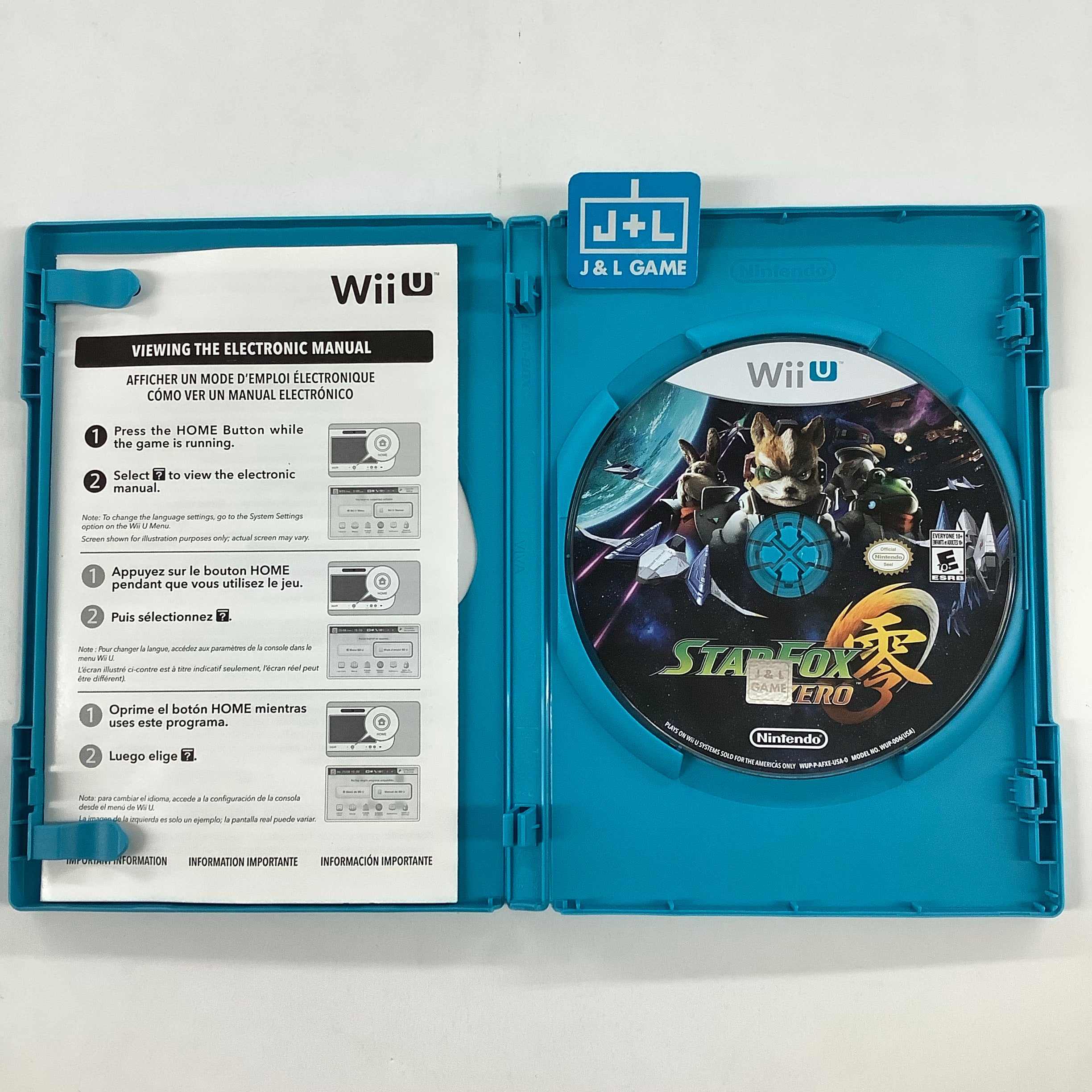 Star Fox Zero - Nintendo Wii U [Pre-Owned] | J&L Game