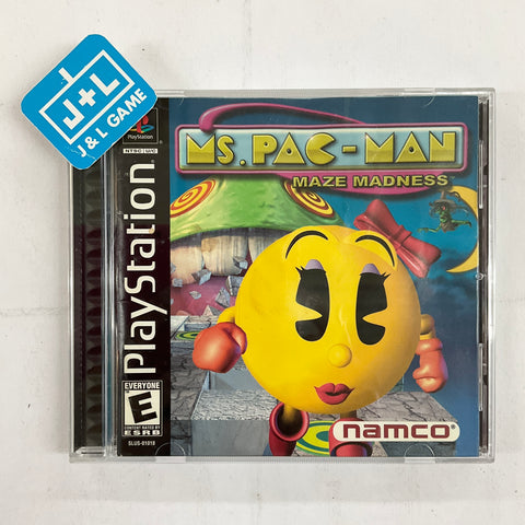 Ms. Pac-Man Maze Madness - (PS1) PlayStation 1 [Pre-Owned] Video Games Namco   