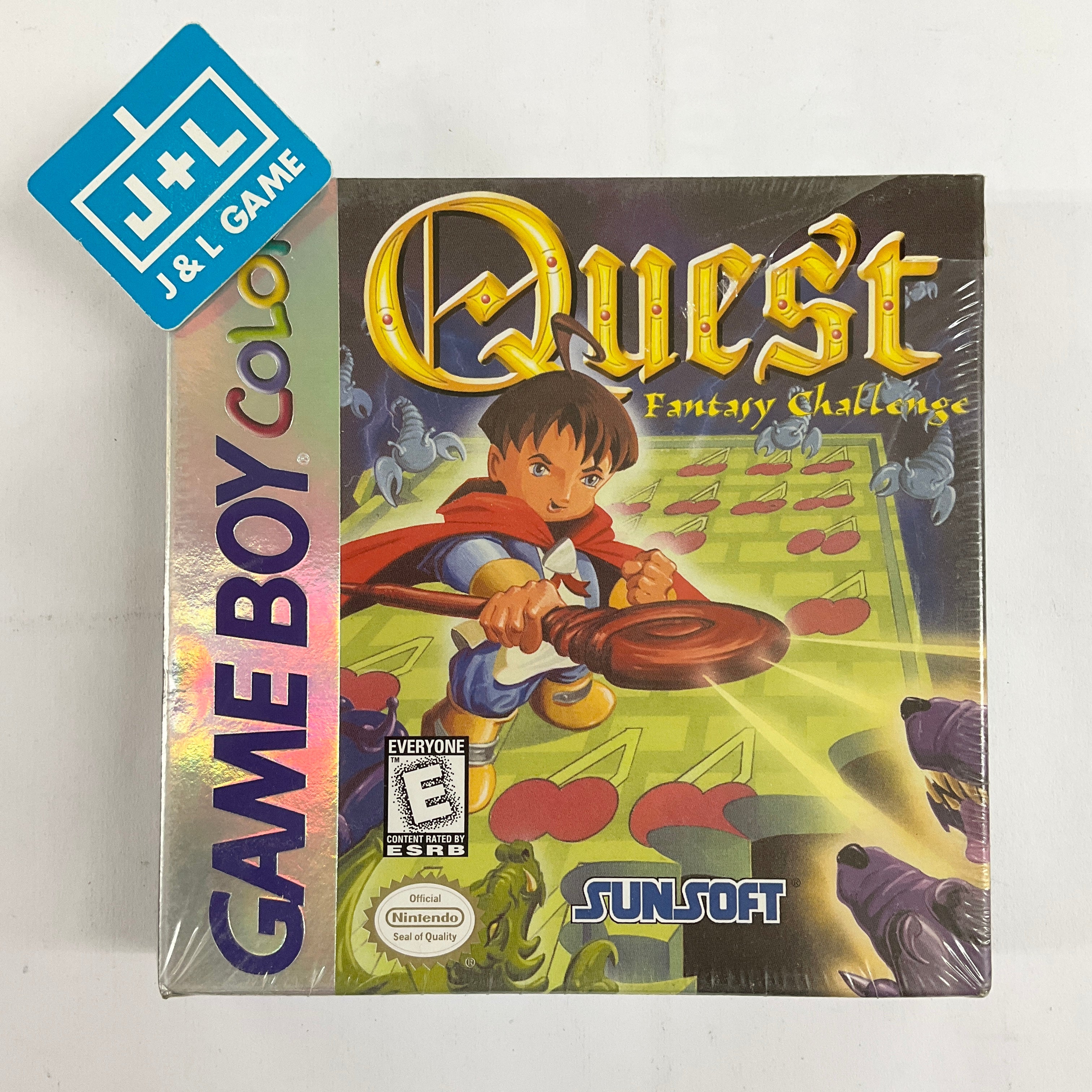 Quest: Fantasy Challenge - (GBC) Game Boy Color Video Games SunSoft   