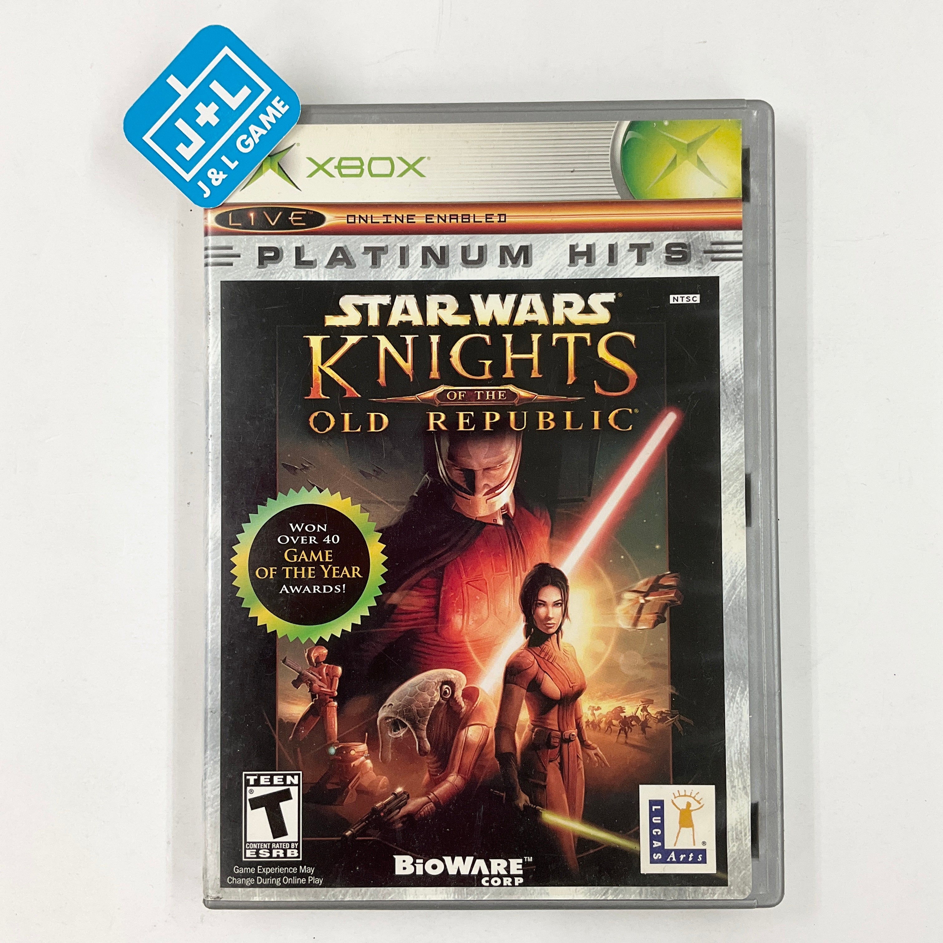 Star Wars: Knights of the Old Republic (Platinum Hits) - (XB) Xbox [Pre-Owned] Video Games LucasArts   