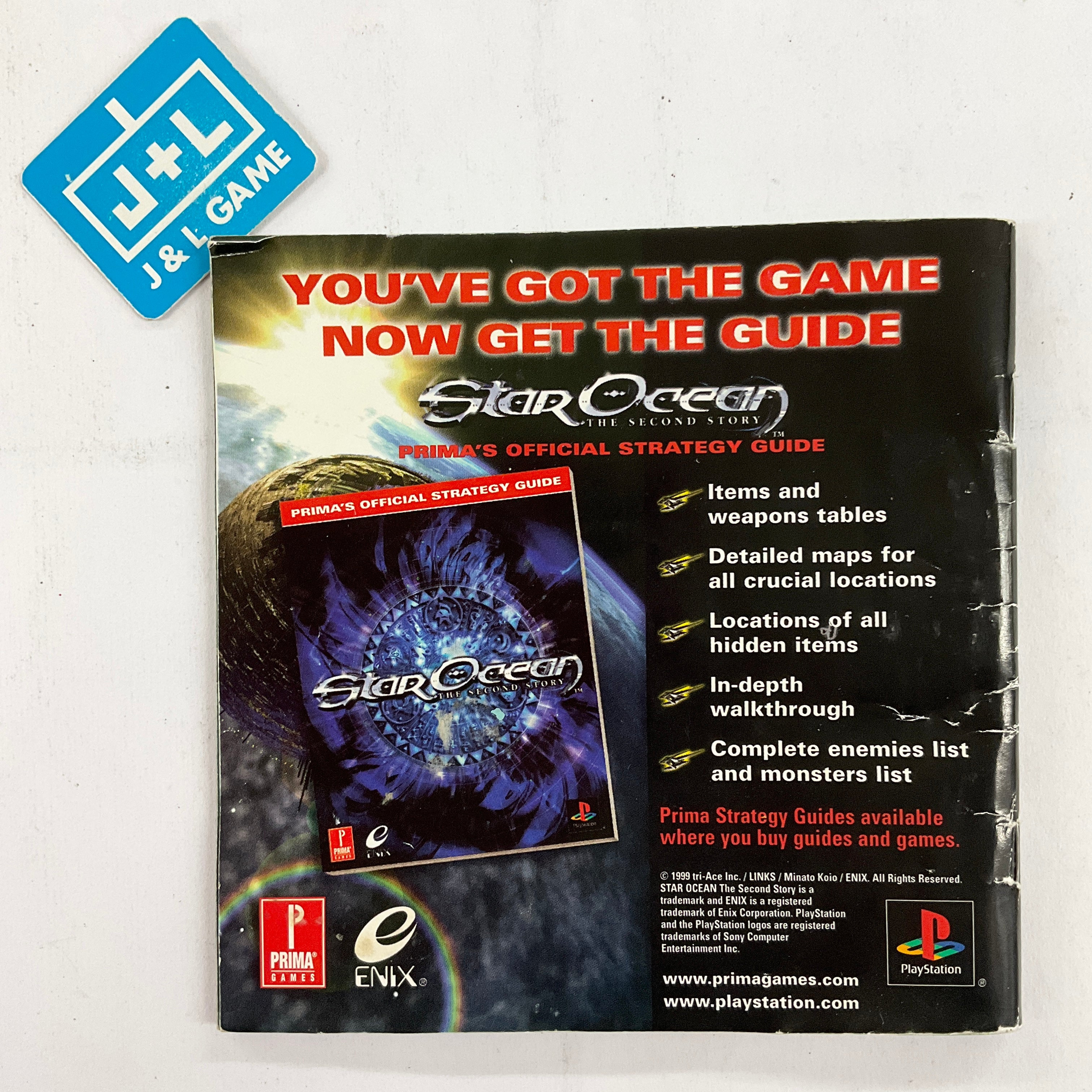 Star Ocean: The Second Story - (PS1) PlayStation 1 [Pre-Owned] Video Games Enix Corporation   
