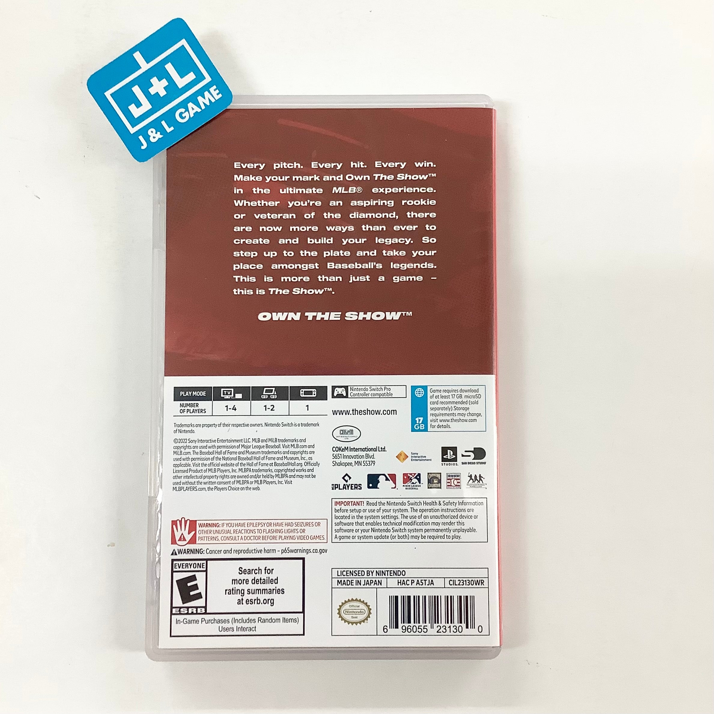 MLB The Show 22 - (NSW) Nintendo Switch [UNBOXING] Video Games MLB AM   
