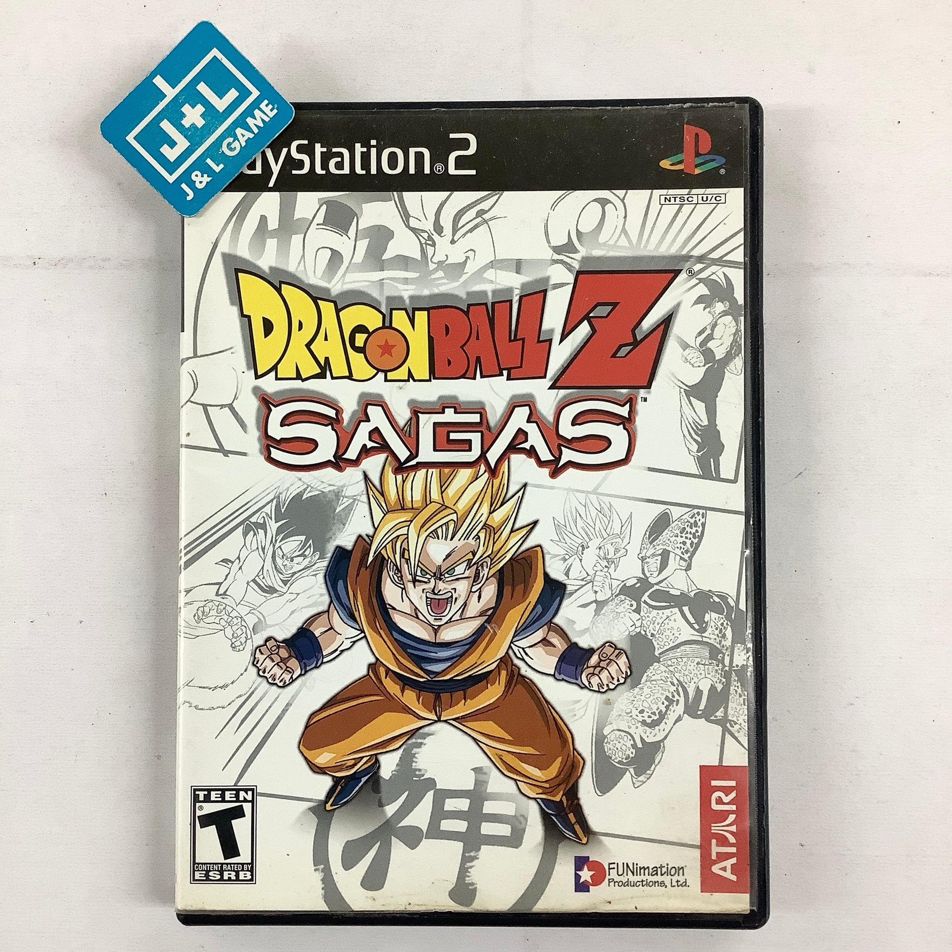 北米版 PS2ソフト】Dragon Ball Z: Sagas 