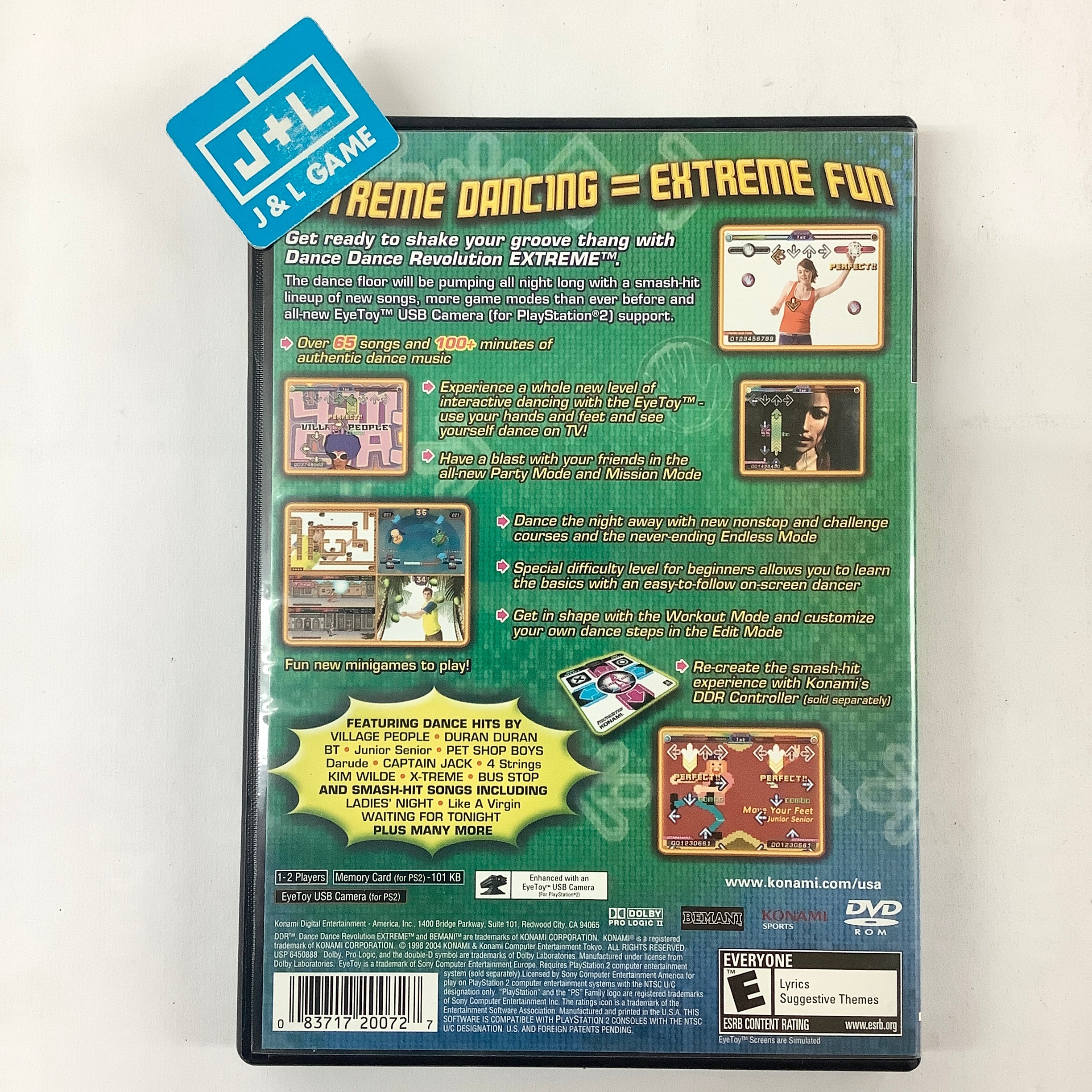 Dance Dance Revolution Extreme - (PS2) PlayStation 2 [Pre-Owned] Video Games Konami   