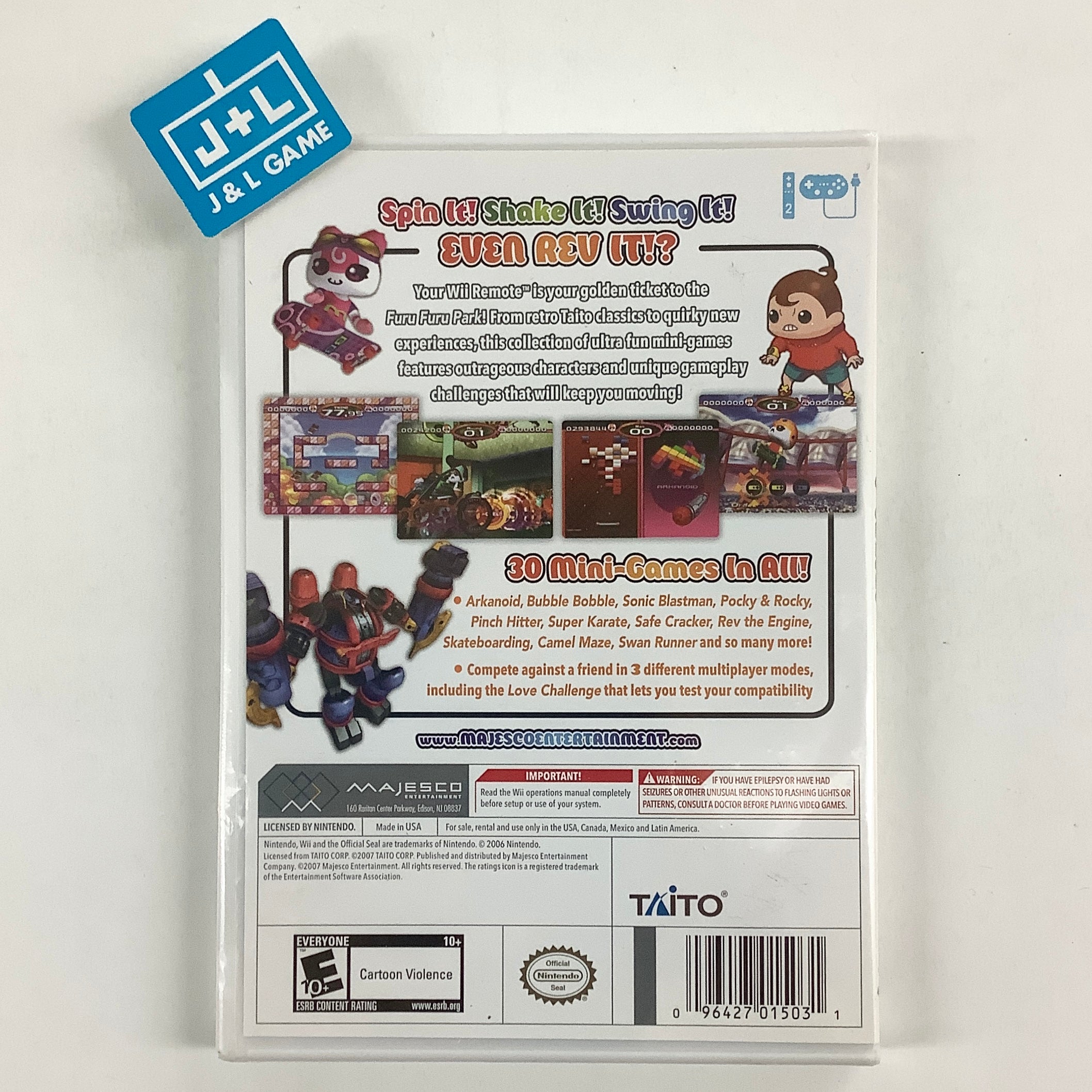 Furu Furu Park - Nintendo Wii Video Games Majesco   