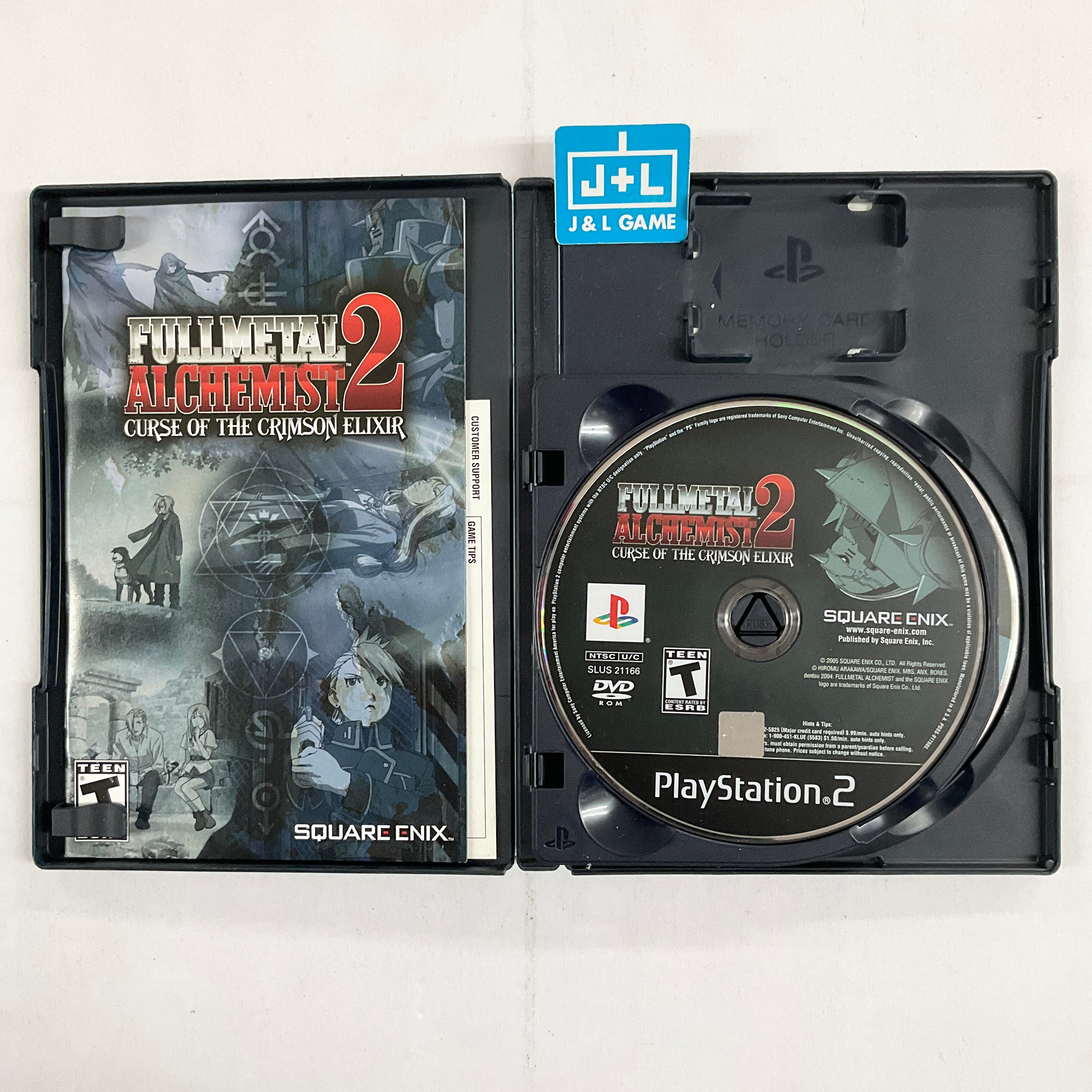 Fullmetal Alchemist 2: Curse of the Crimson Elixir - (PS2) PlayStation 2 [Pre-Owned] Video Games Square Enix   