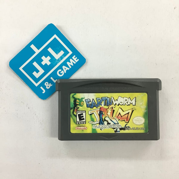Earthworm Jim VF Complet Sur Game Boy – Cartouche + Boîte, Très Bon État