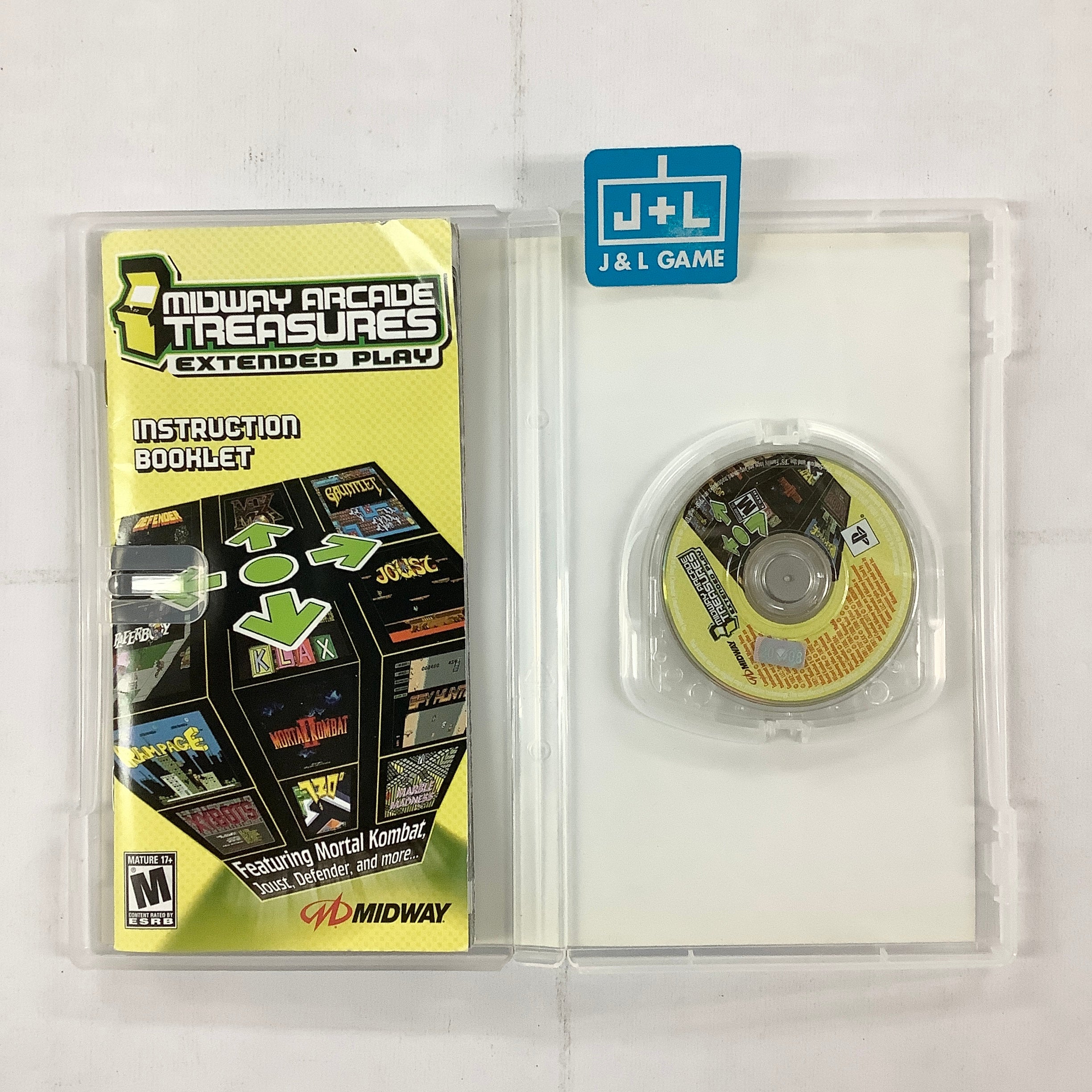 Midway Arcade Treasures: Extended Play - Sony PSP [Pre-Owned
