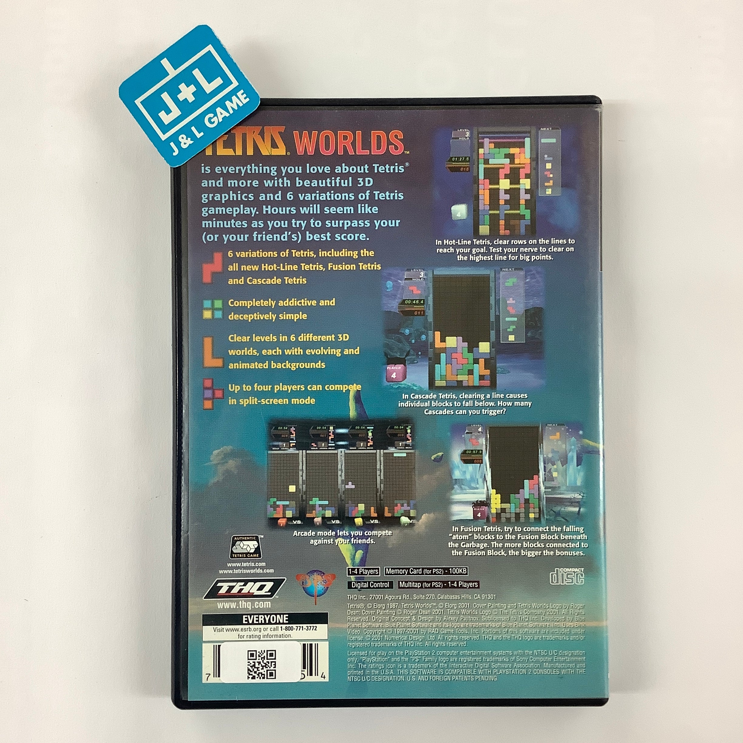 Tetris Worlds (Roger Dean Cover) - (PS2) PlayStation 2 [Pre-Owned] Video Games THQ   
