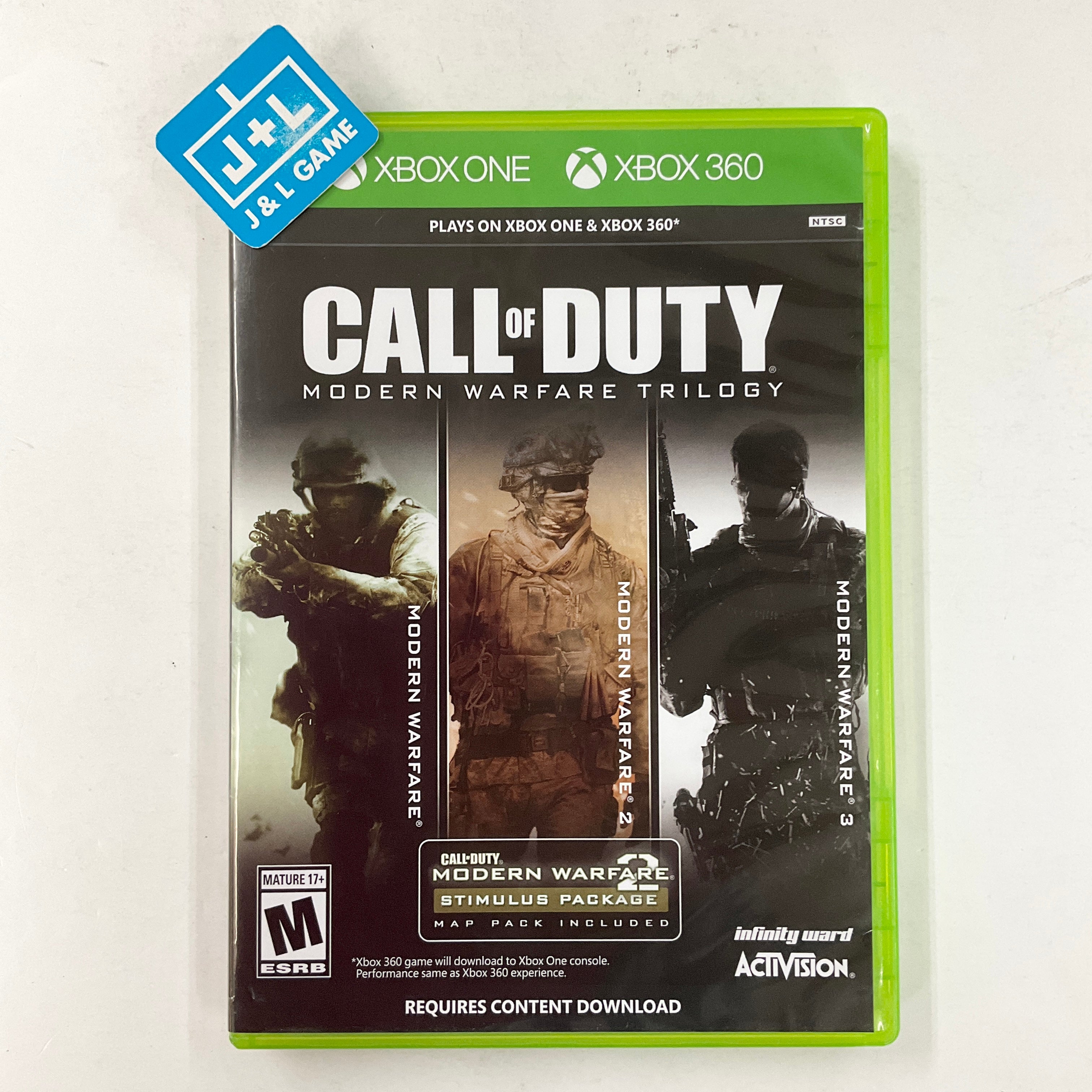 Call Of Duty: Modern Warfare Trilogy - Xbox 360 & (XB1) Xbox One [Pre-Owned] Video Games ACTIVISION   