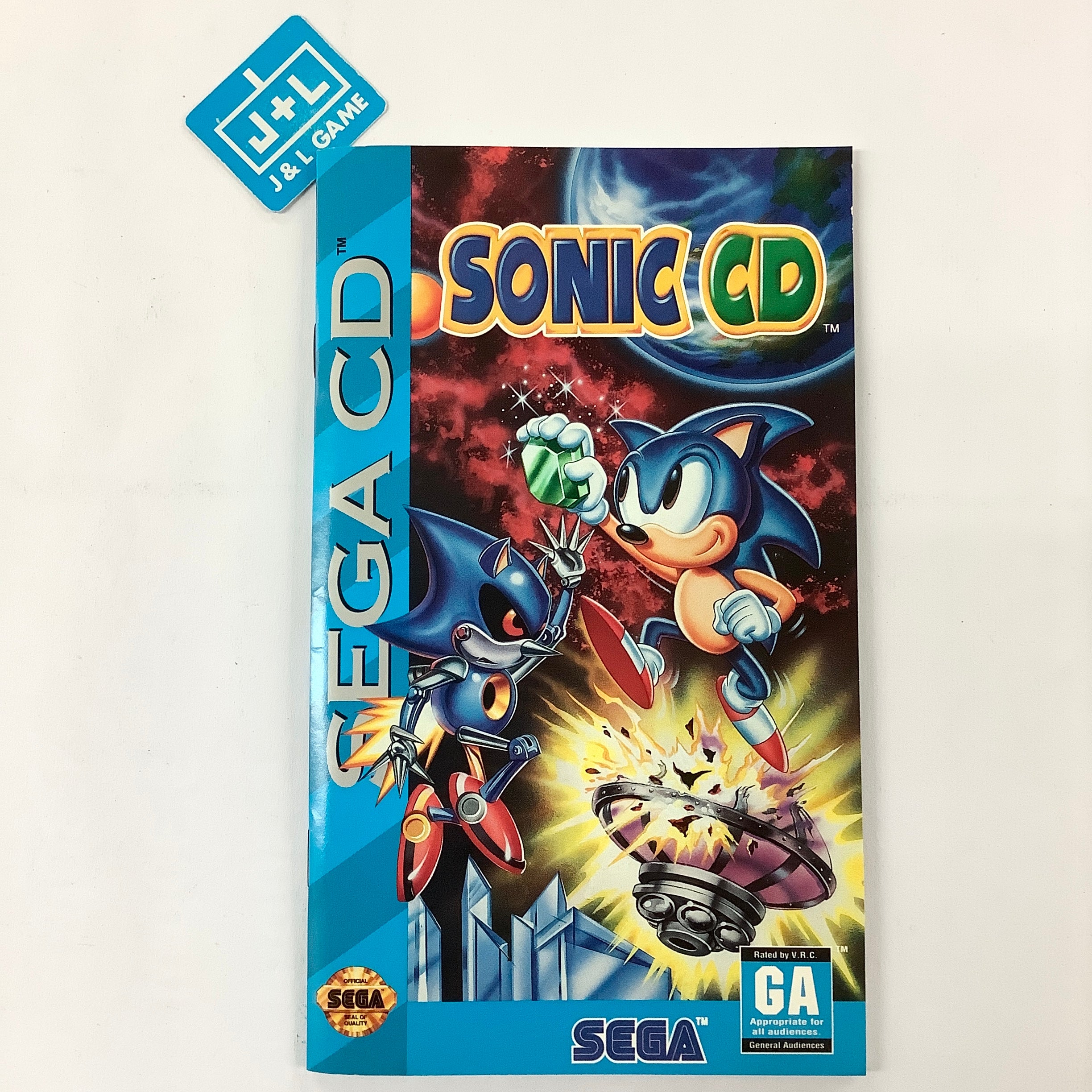 SEGA！NEOSONICARTS／ CD Sonic CD - (SCD) SEGA CD [Pre-Owned] | J&L Game