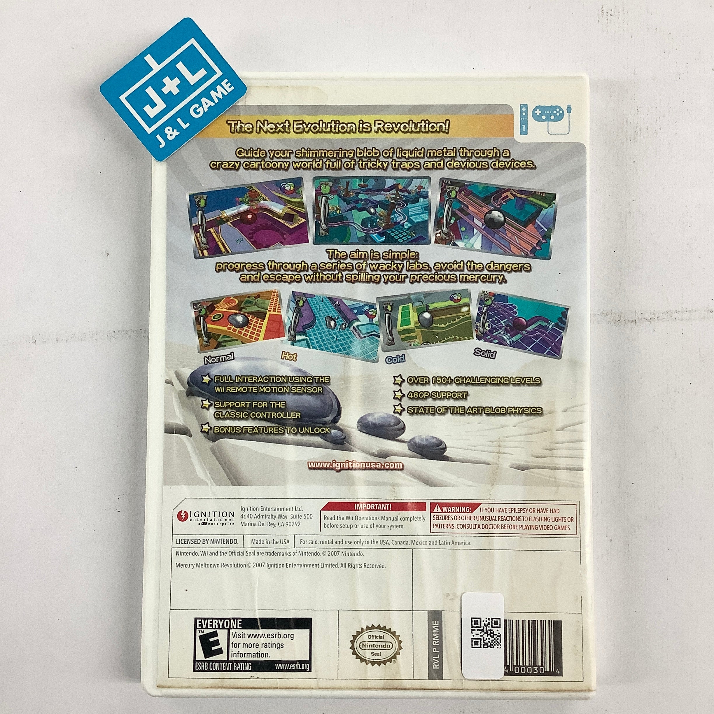 Mercuty Meltdown Revolution - Nintendo Wii [Pre-Owned] Video Games Ignition Entertainment   