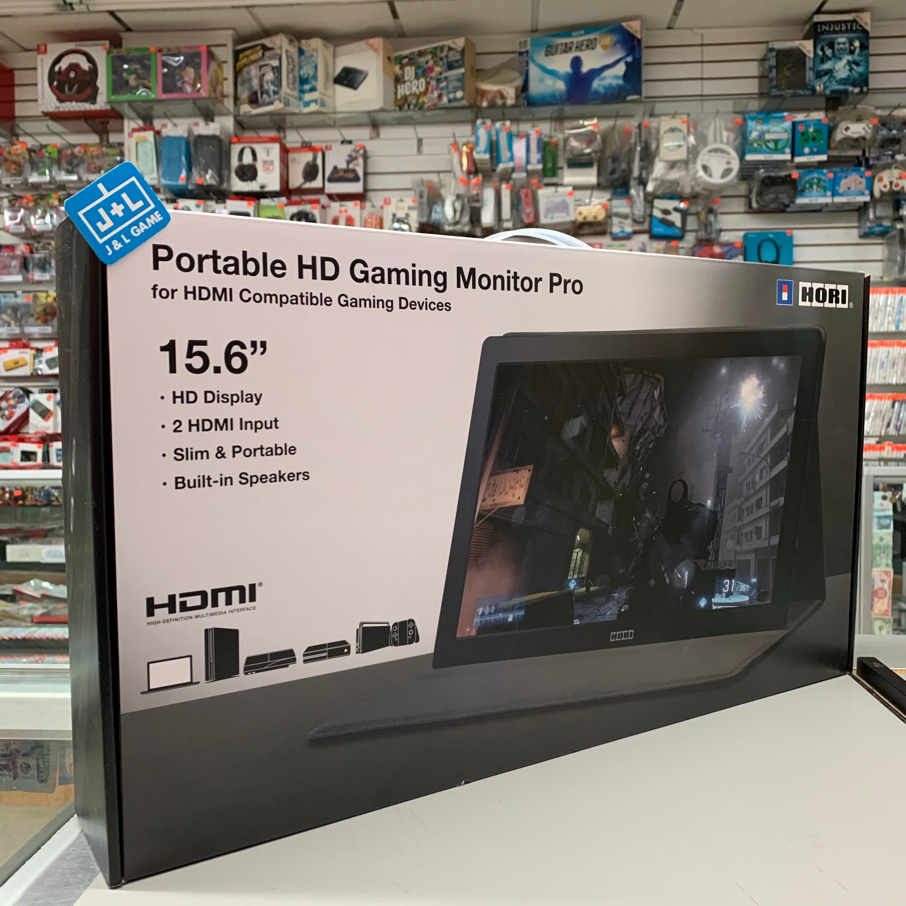 HORI Universal HD Gaming Monitor - (PS4) PlayStation 4 Accessories HORI   