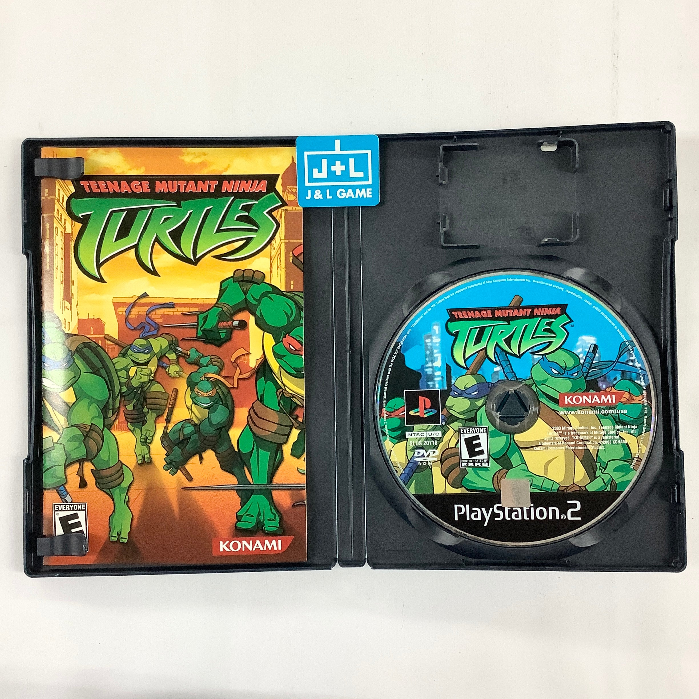 Teenage Mutant Ninja Turtles - (PS2) PlayStation 2 [Pre-Owned] Video Games Konami   