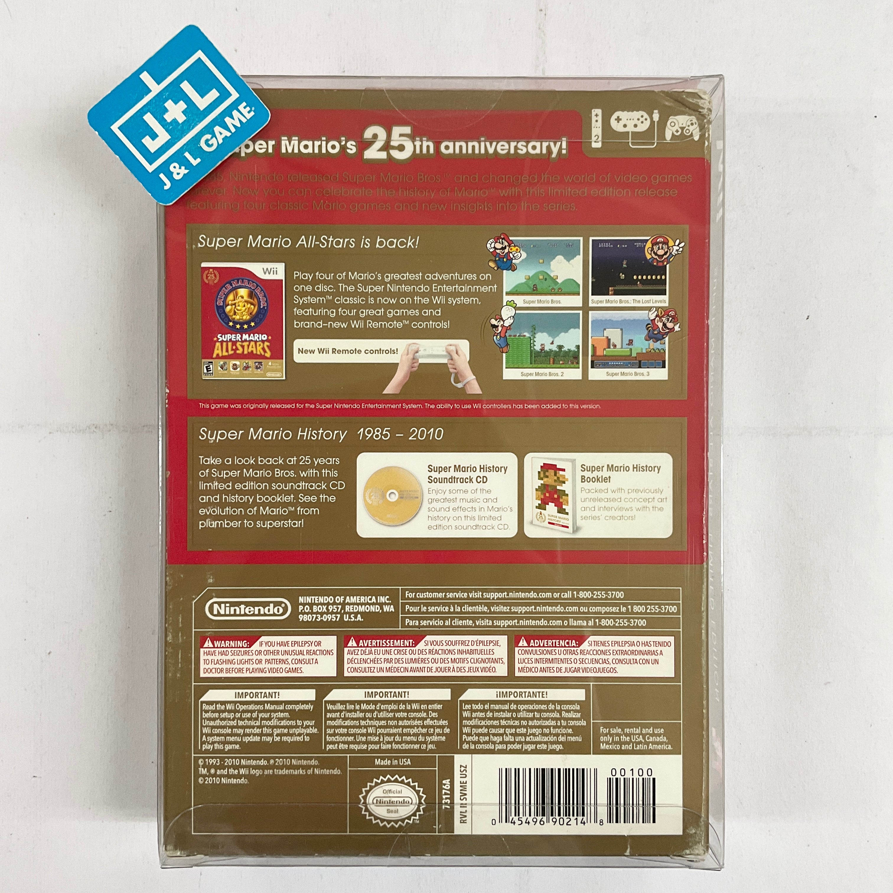 Super Mario All-Stars (Limited Edition) Nintendo Wii J&L Game