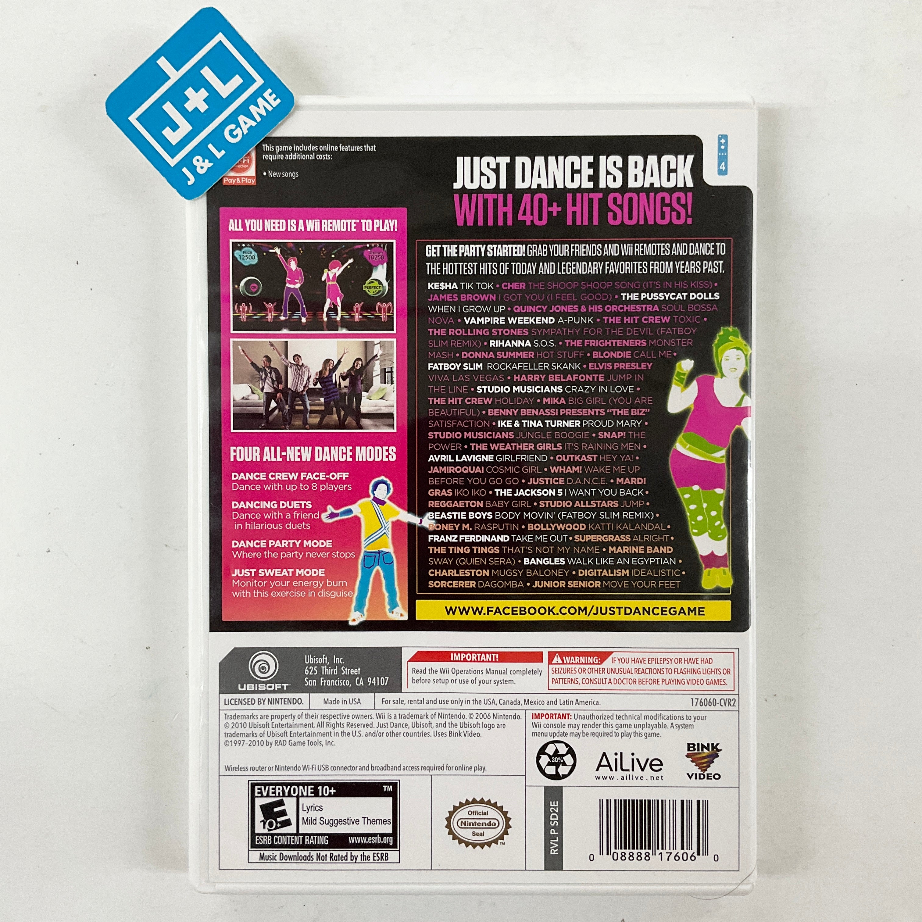 Just Dance 2 - Nintendo Wii [Pre-Owned] | J&L Game