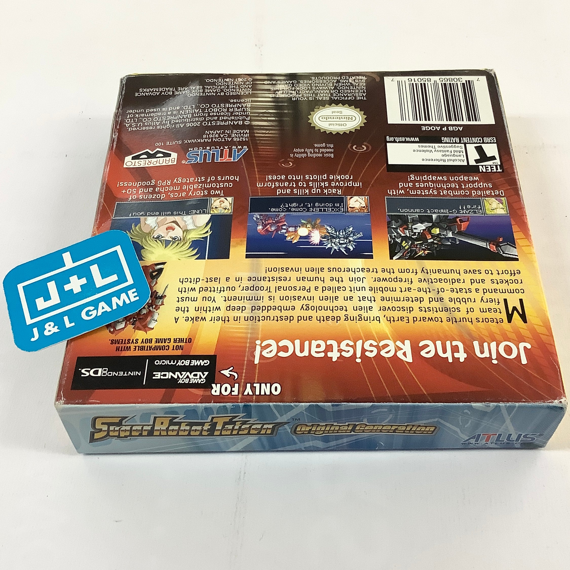 Super Robot Taisen: Original Generation - (GBA) Game Boy Advance [Pre-Owned] Video Games Atlus   