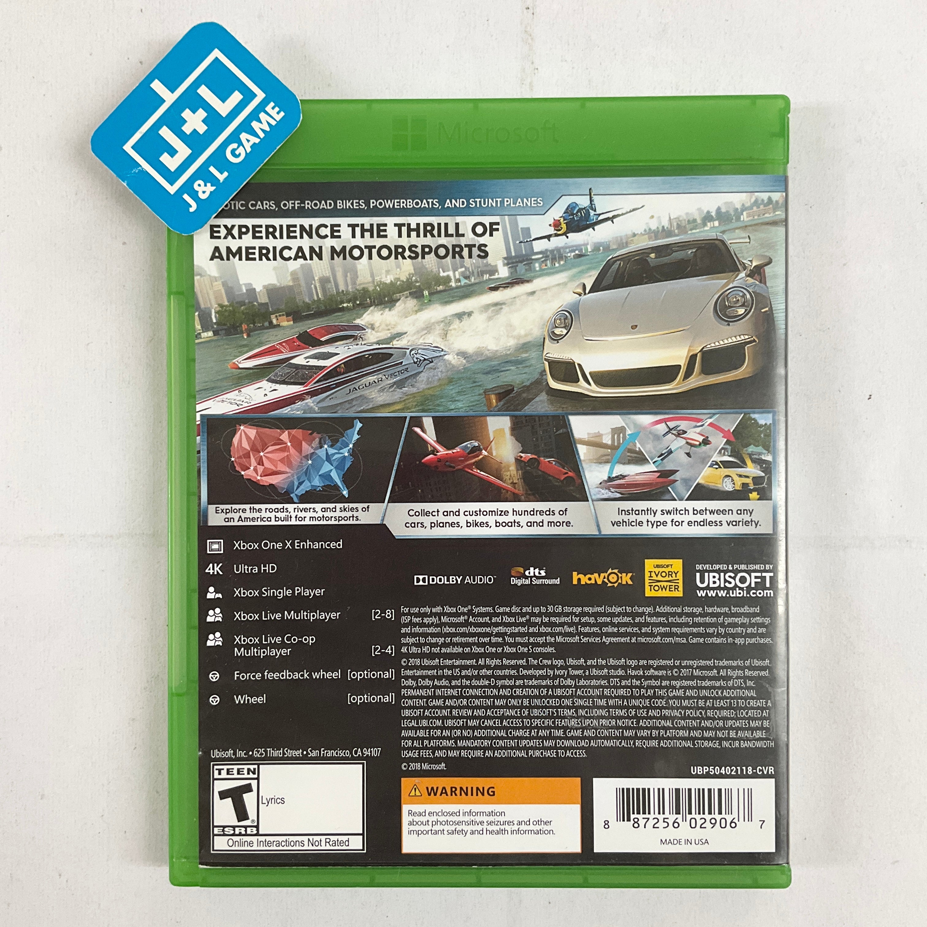 The Crew 2 - (XB1) Xbox One [Pre-Owned] Video Games Ubisoft   