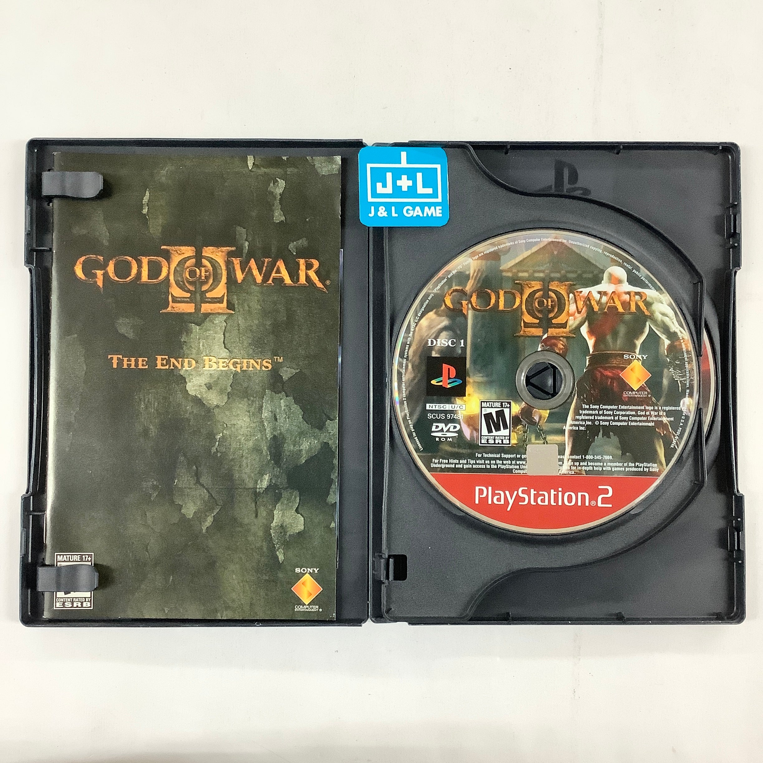 God of War II (Greatest Hits) - (PS2) PlayStation 2 [Pre-Owned] Video Games SCEA   