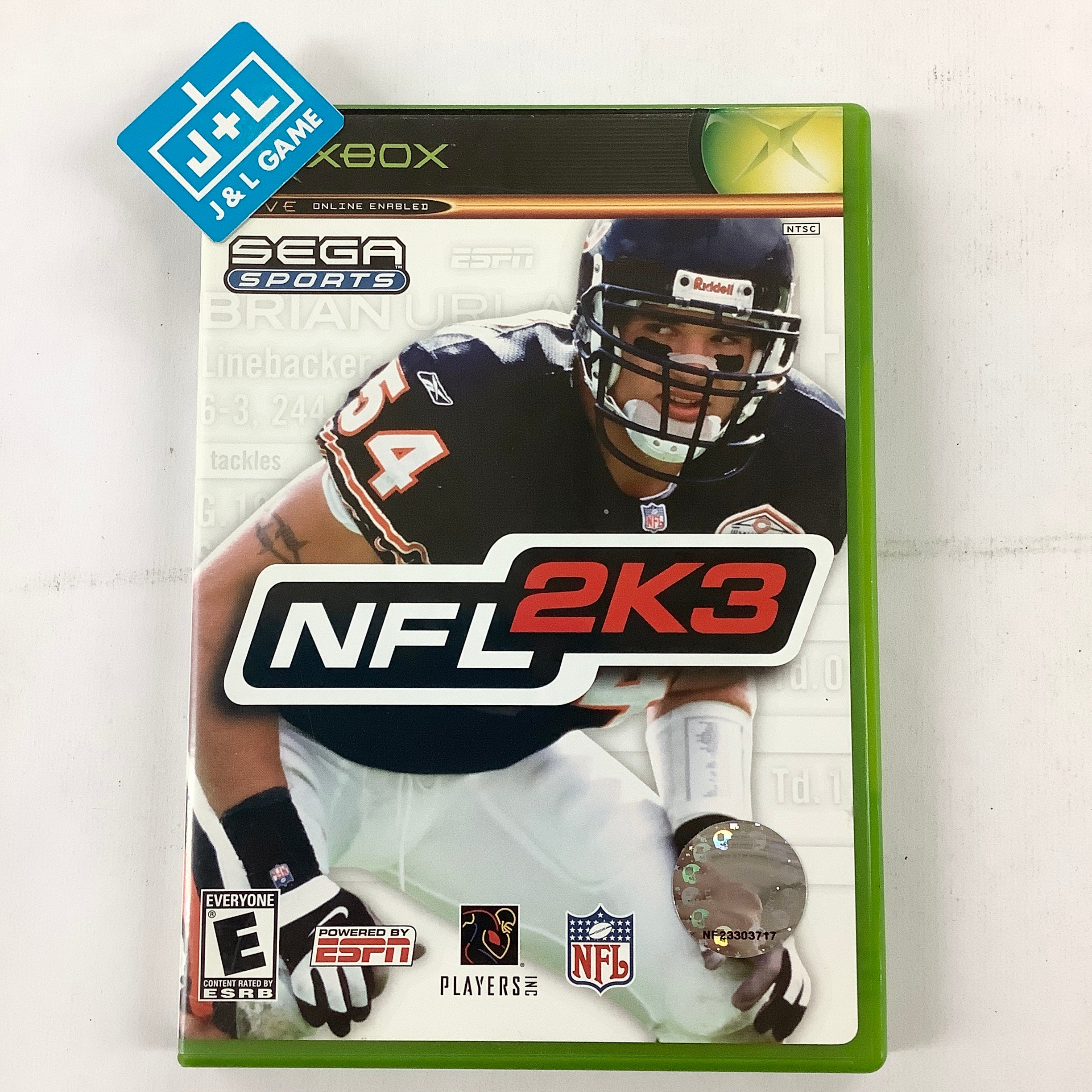 NFL 2K3 - (XB) Xbox [Pre-Owned] Video Games Sega   