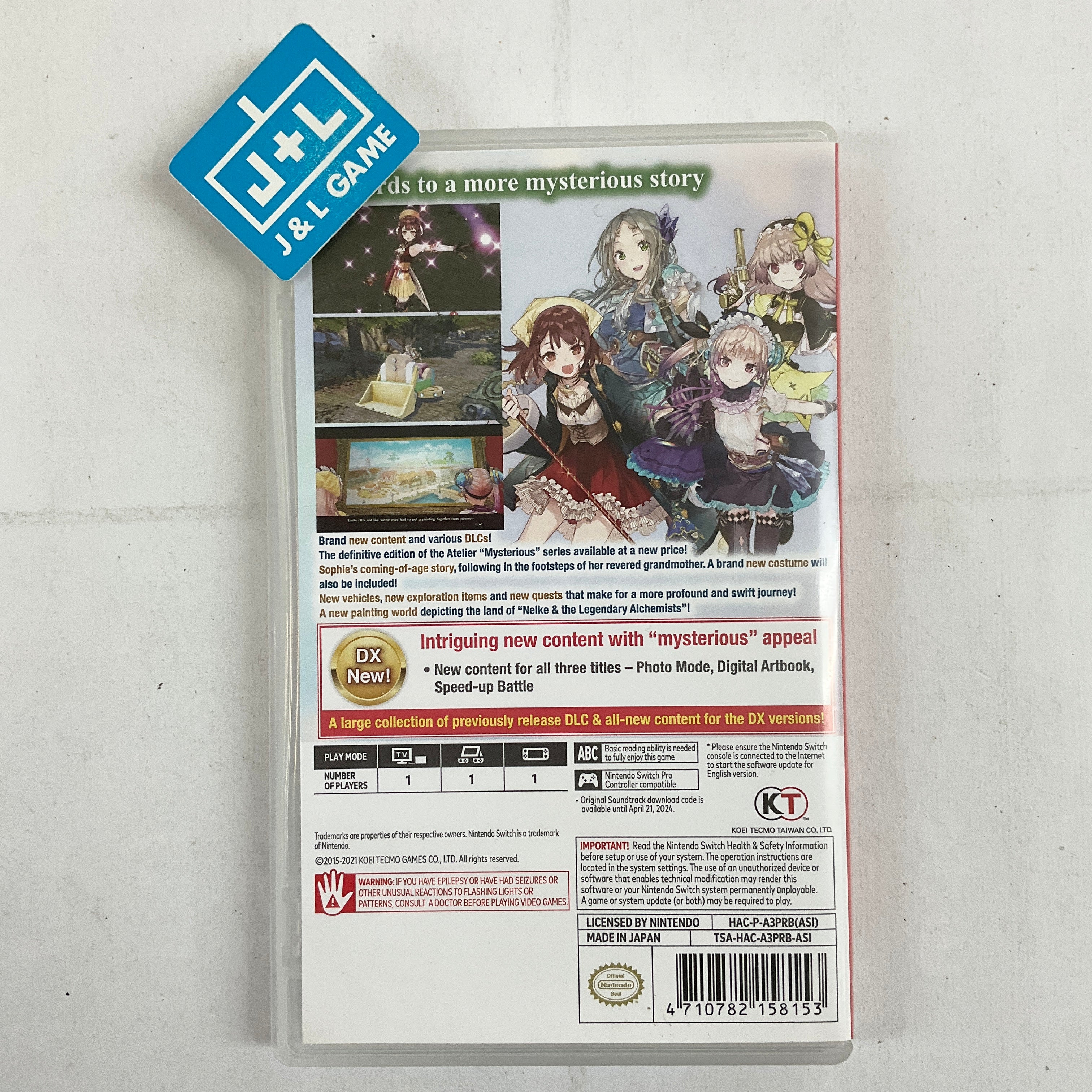 Atelier Mysterious Trilogy Deluxe Pack - (NSW) Nintendo Switch [Pre-Owned] (Asia Import) Video Games Koei Tecmo Games   