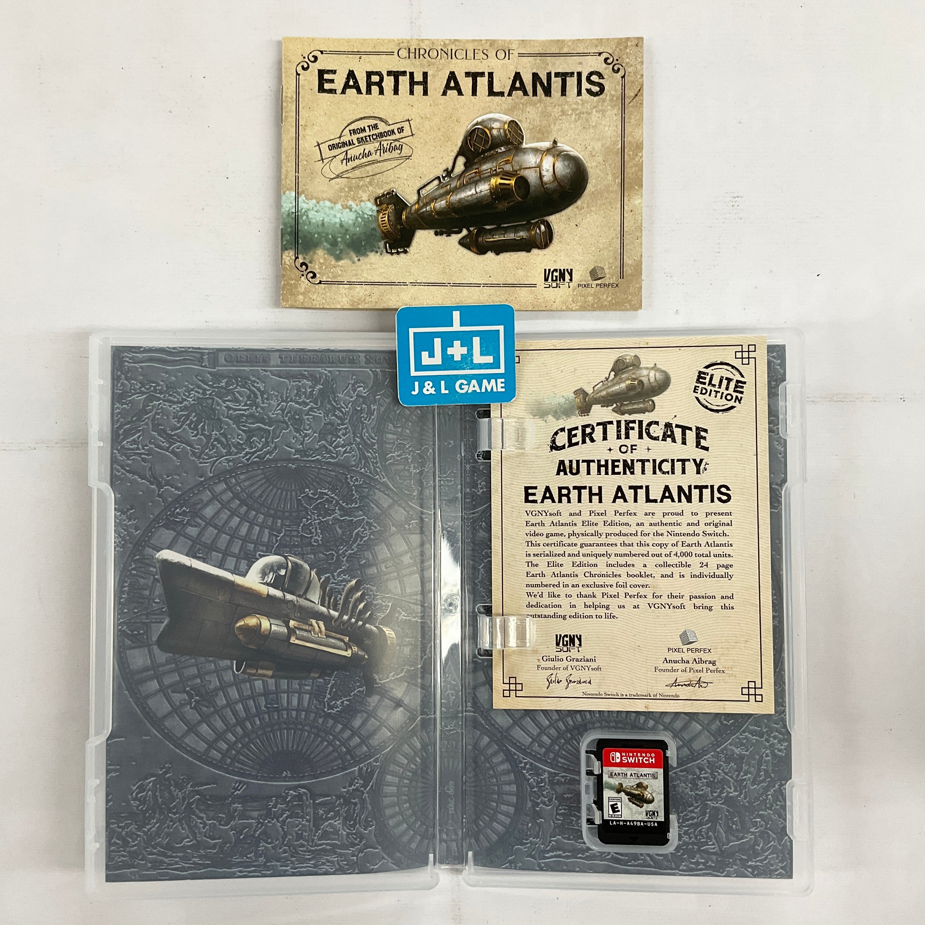 Earth Atlantis: Elite Edition - (NSW) Nintendo Switch [UNBOXING] Video Games VGNYsoft   