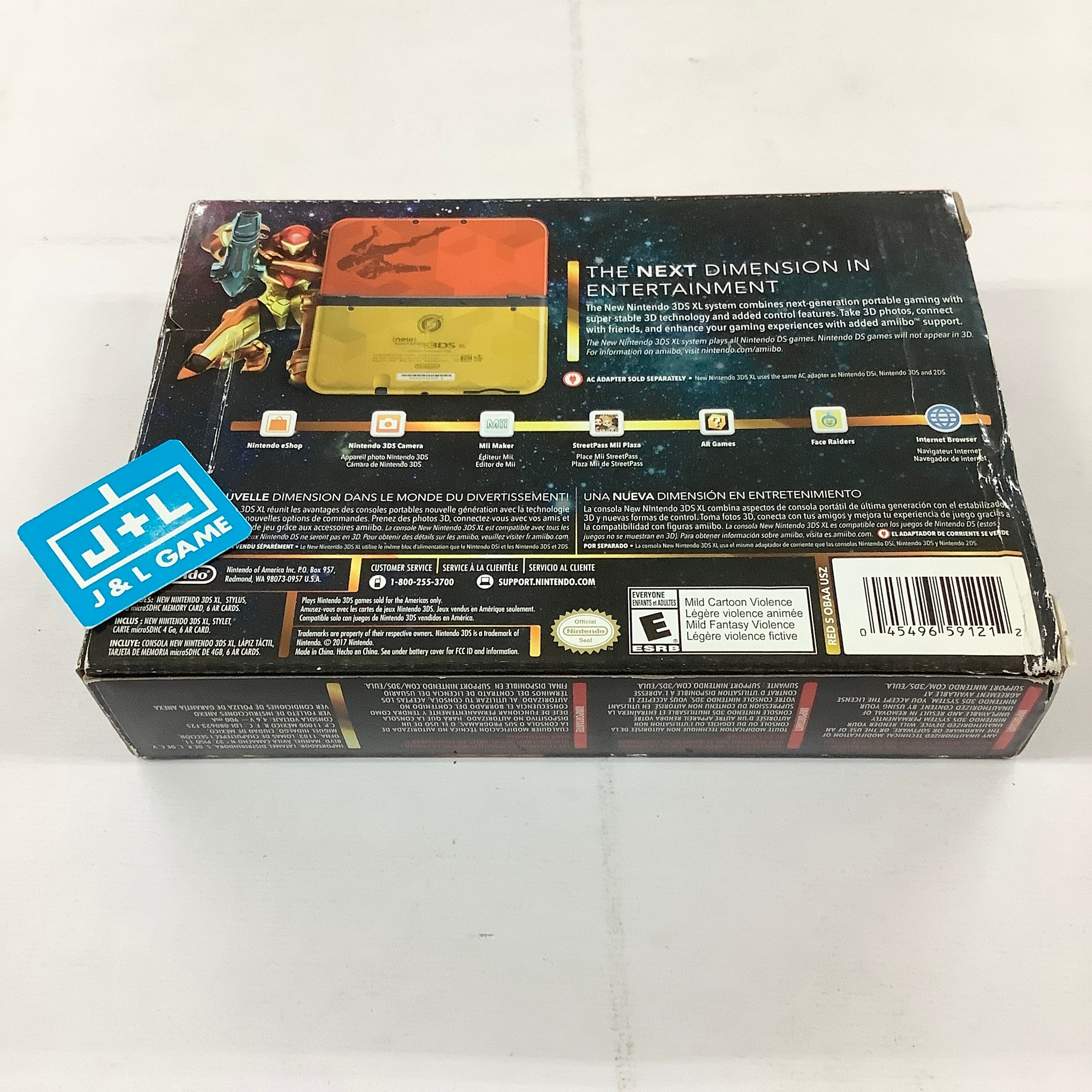 New Nintendo 3DS XL Console (Samus Edition) - (3DS) Nintendo 3DS [Pre-Owned] Consoles Nintendo   