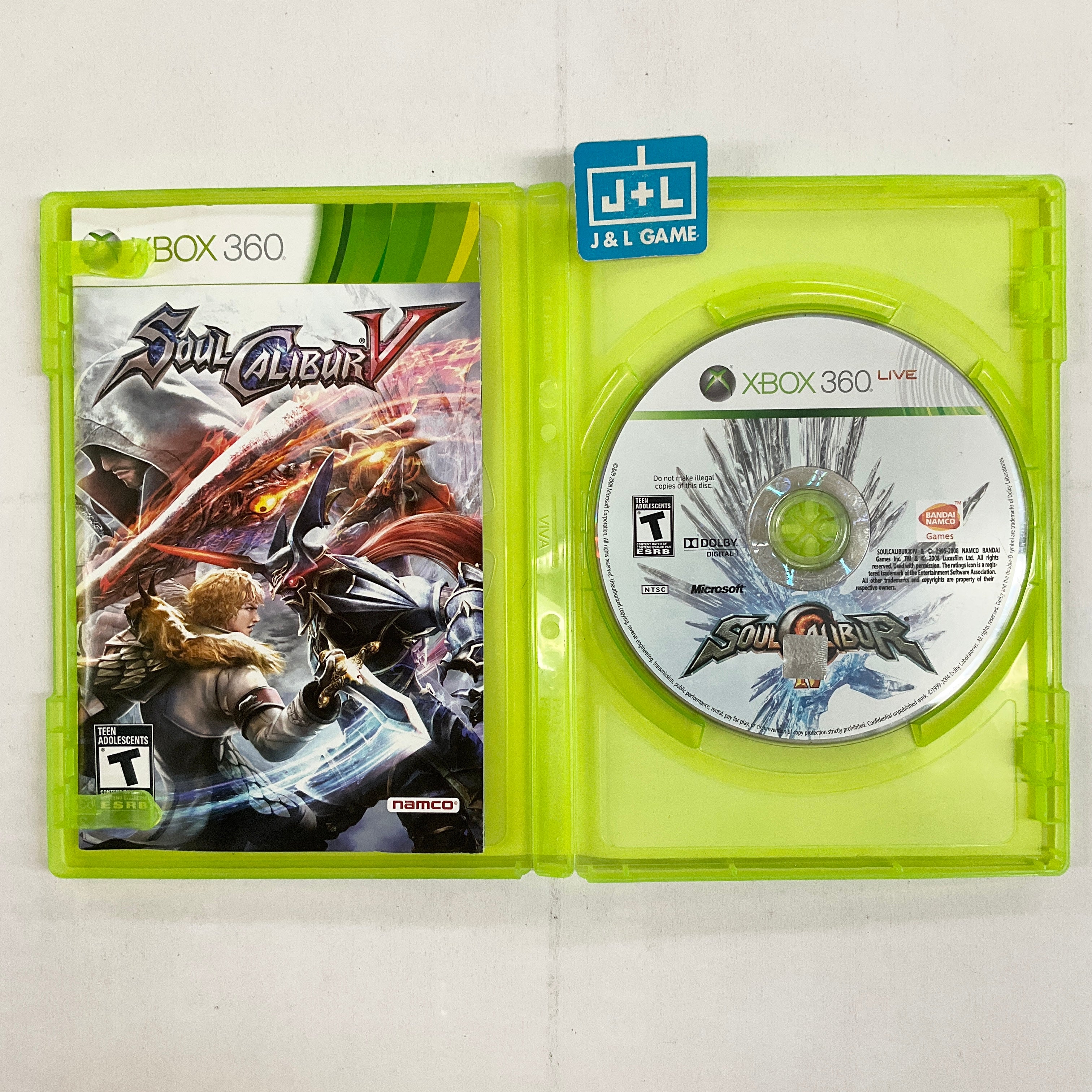 Soul Calibur V - Xbox 360 [Pre-Owned] Video Games BANDAI NAMCO Entertainment   