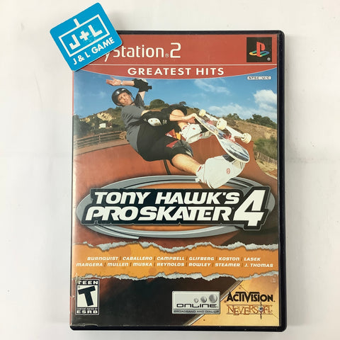 Tony Hawk's Pro Skater 4 (Greatest Hits) - (PS2) PlayStation 2 [Pre-Owned] Video Games Activision   