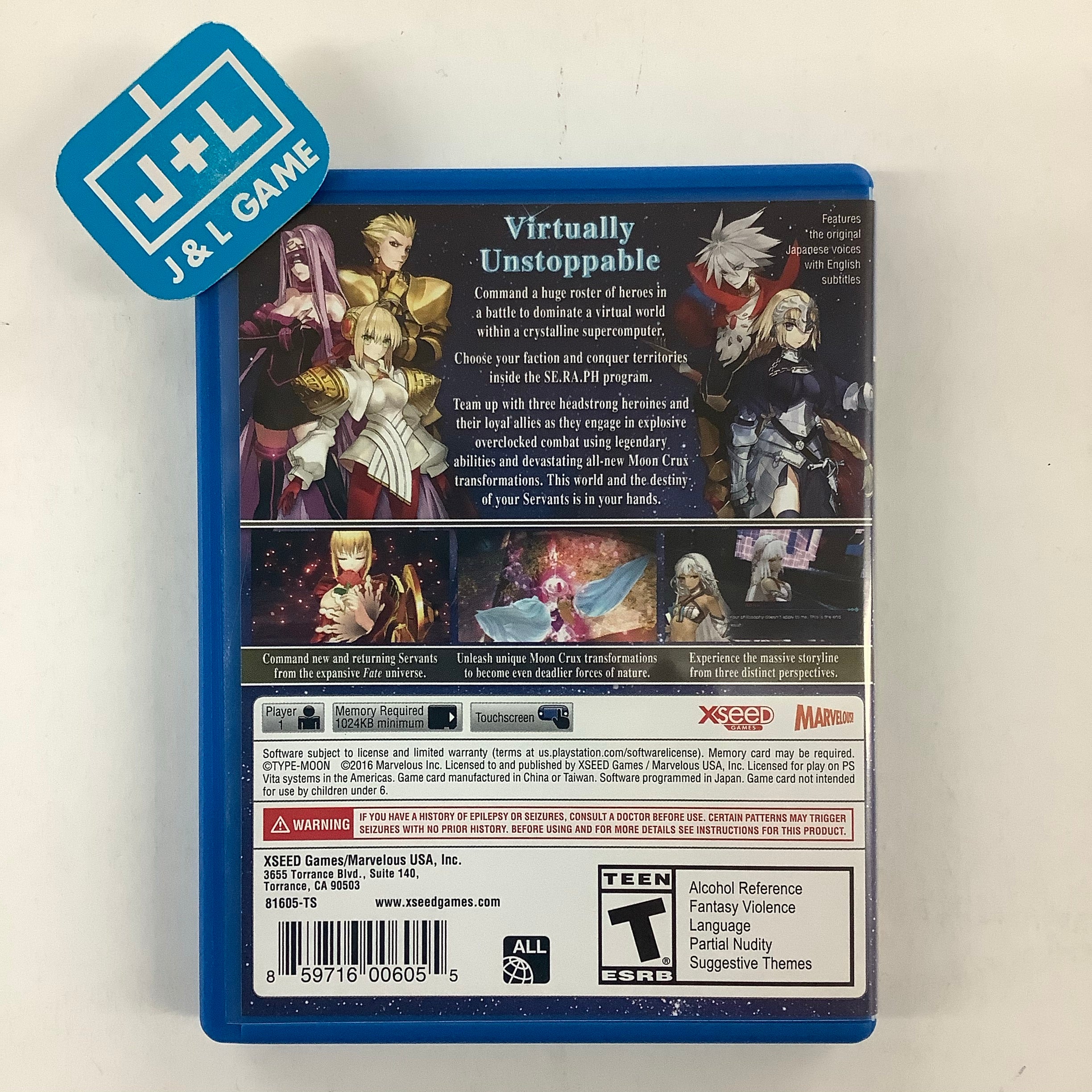 Fate/Extella: The Umbral Star (Noble Phantasm Edition) - (PSV) PlayStation Vita [Pre-Owned] Video Games XSEED Games   