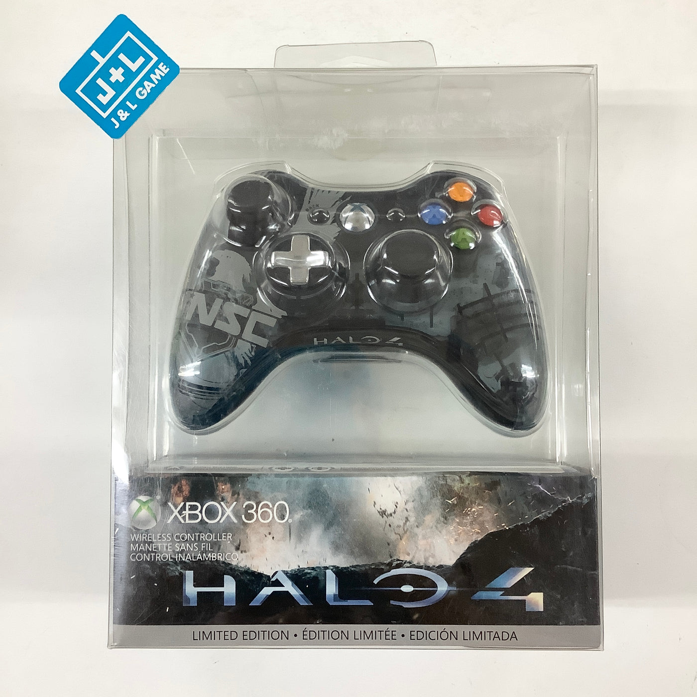 Microsoft Xbox 360 Halo 4 Limited Edition Wireless Controller - Xbox 360 Accessories J&L Game   