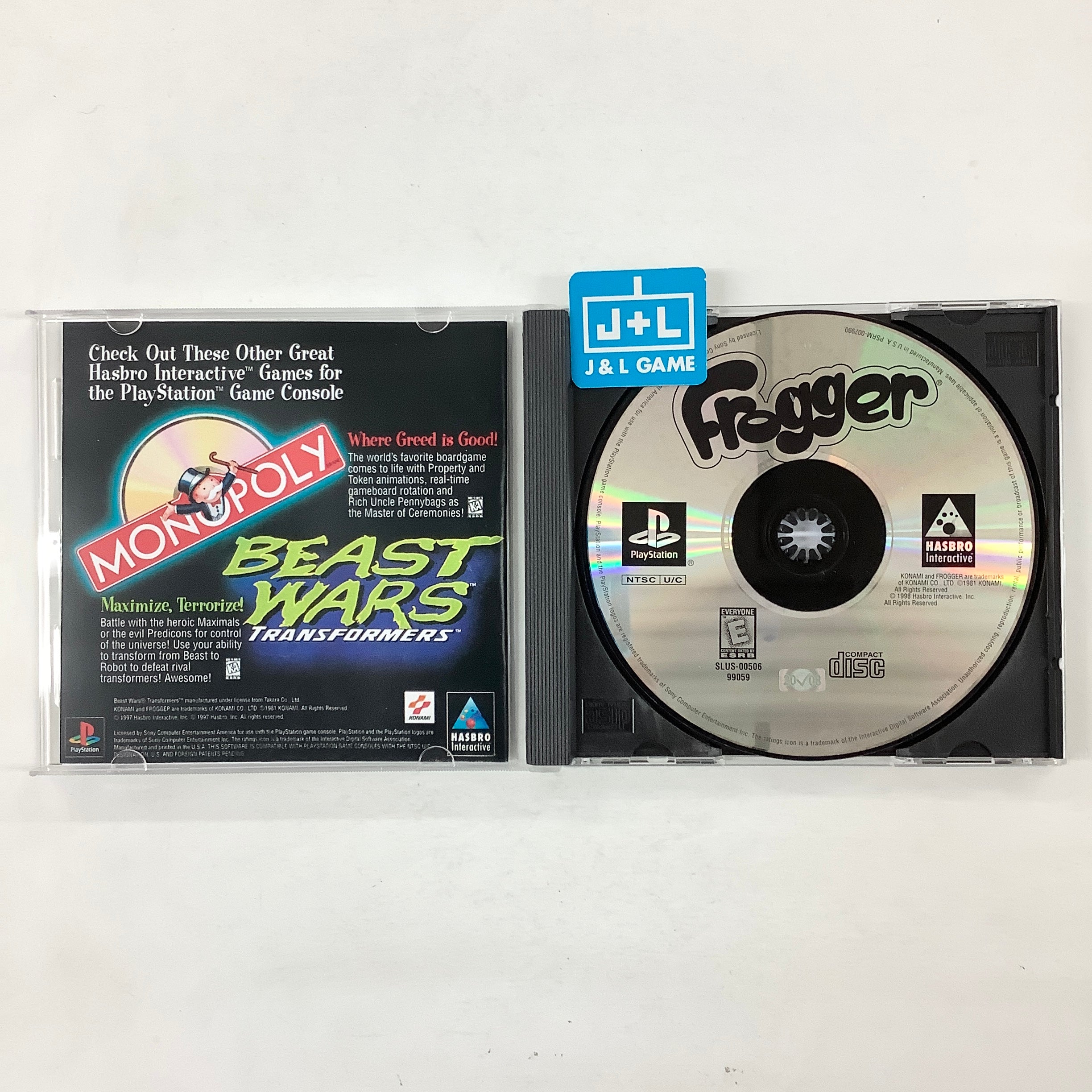 Frogger  - (PS1) PlayStation 1 [Pre-Owned] Video Games Hasbro Interactive   