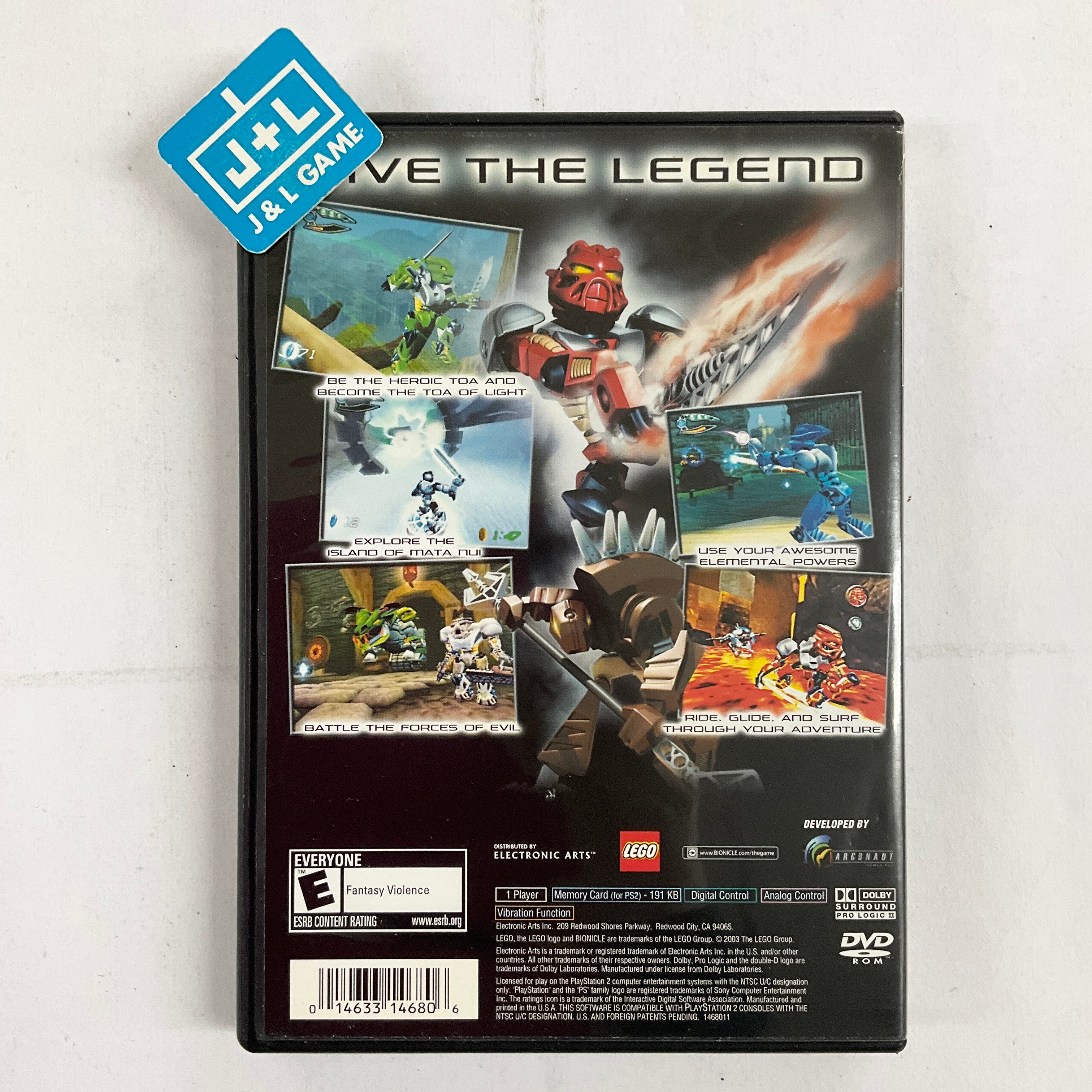 Bionicle: The Game - (PS2) PlayStation 2 [Pre-Owned] Video Games Electronic Arts   