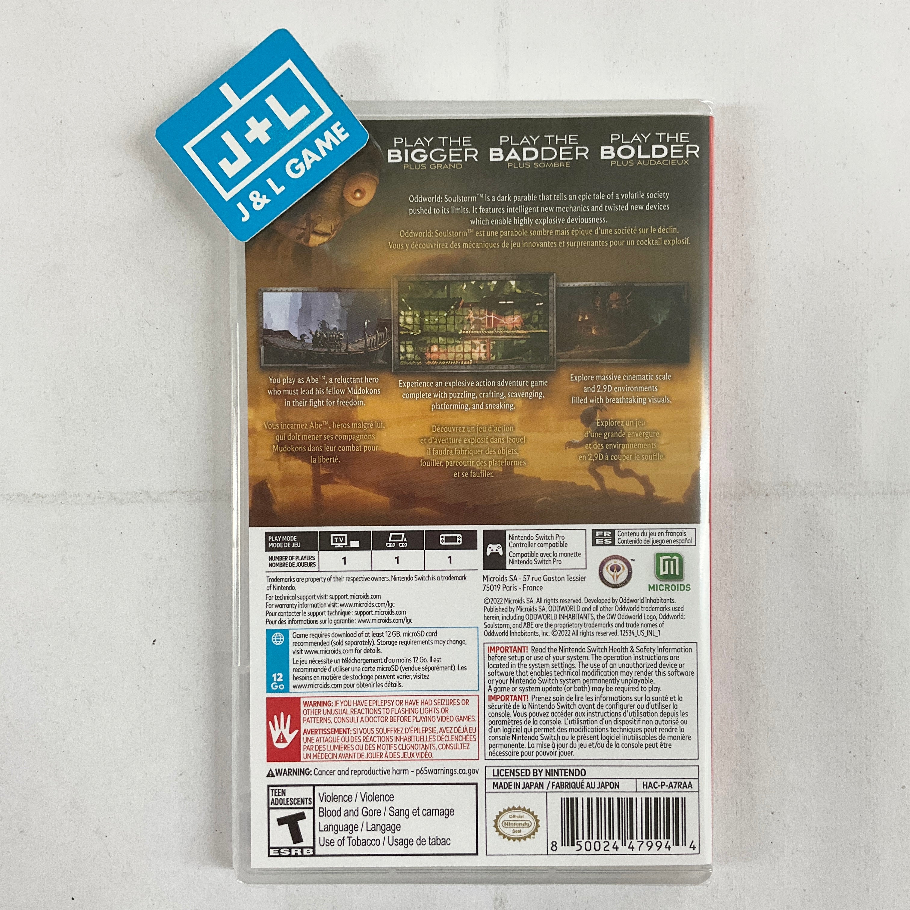 Oddworld Soulstorm: Oddtimized Edition - (NSW) Nintendo Switch Video Games Maximum Games   