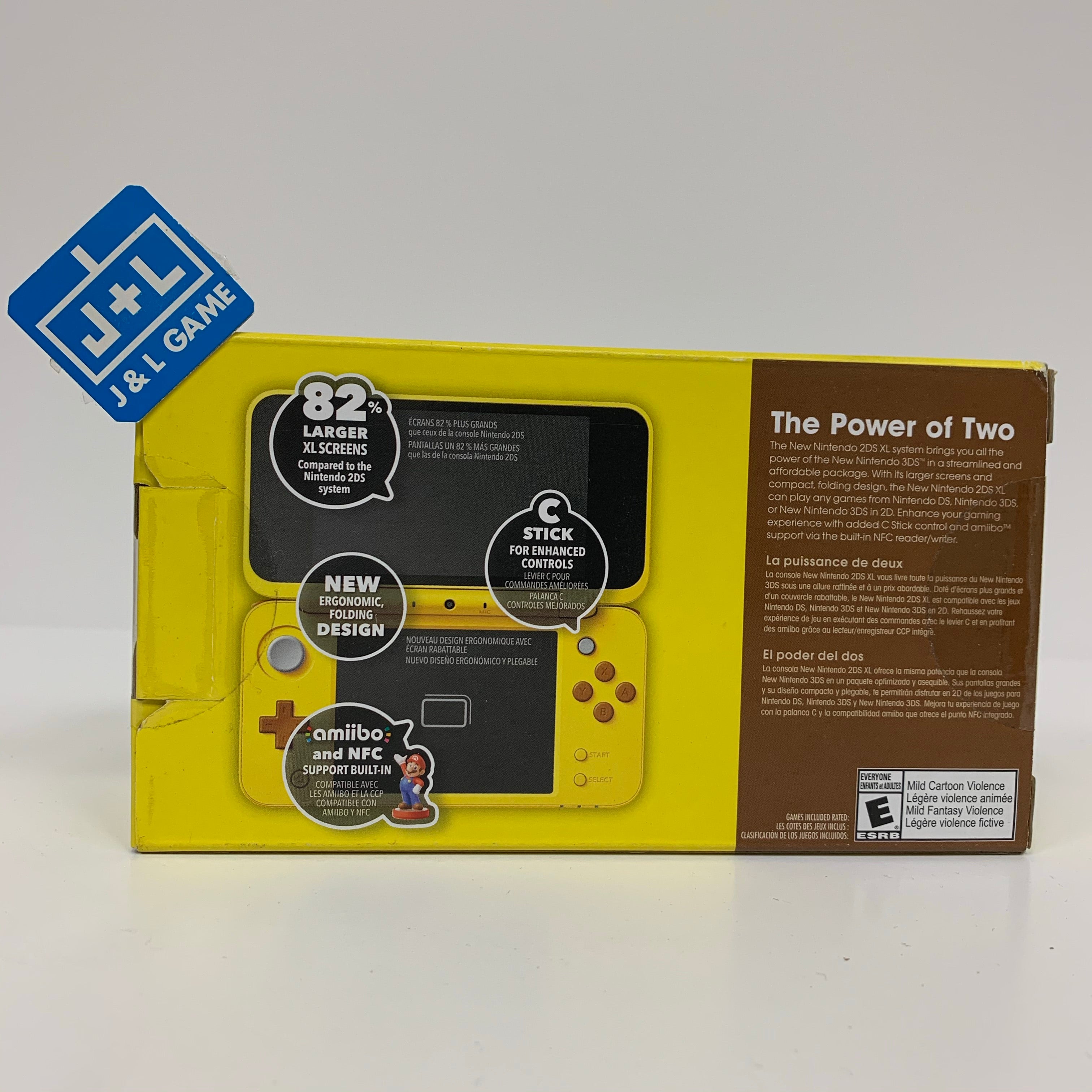 Nintendo New 2DS XL Console (Pikachu Edition) - Nintendo 3DS Consoles Nintendo   