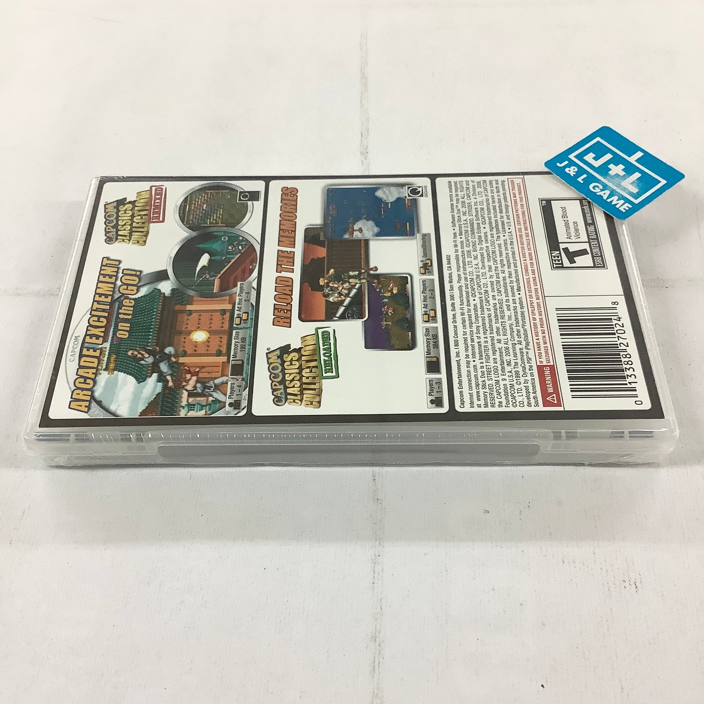 Capcom Classics Dual Pack: Remixed and Reloaded - Sony PSP Video Games Capcom   